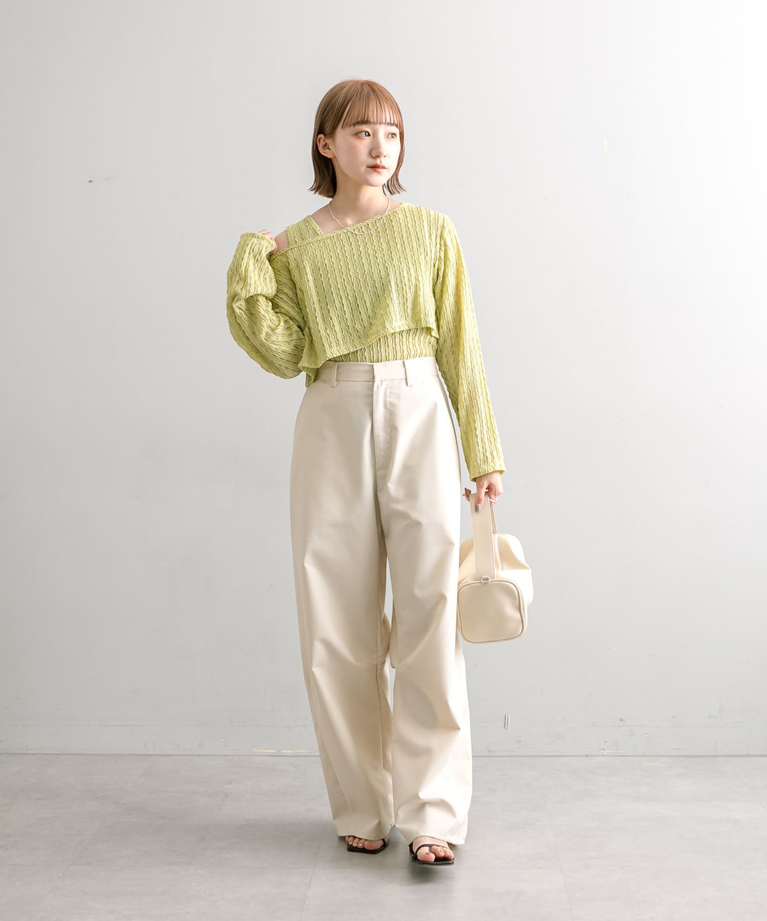 OUTLET(アウトレット) 【mystic】タンクSETレースプルオーバー