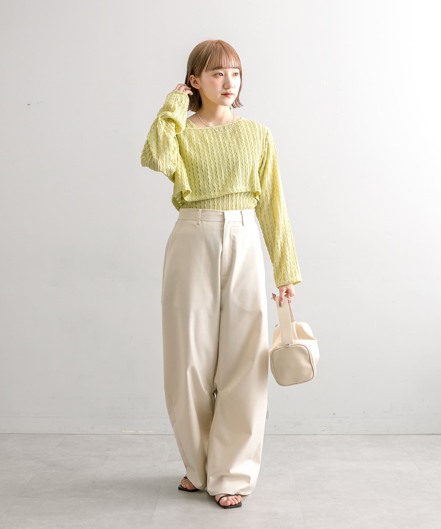 OUTLET(アウトレット) 【mystic】タンクSETレースプルオーバー