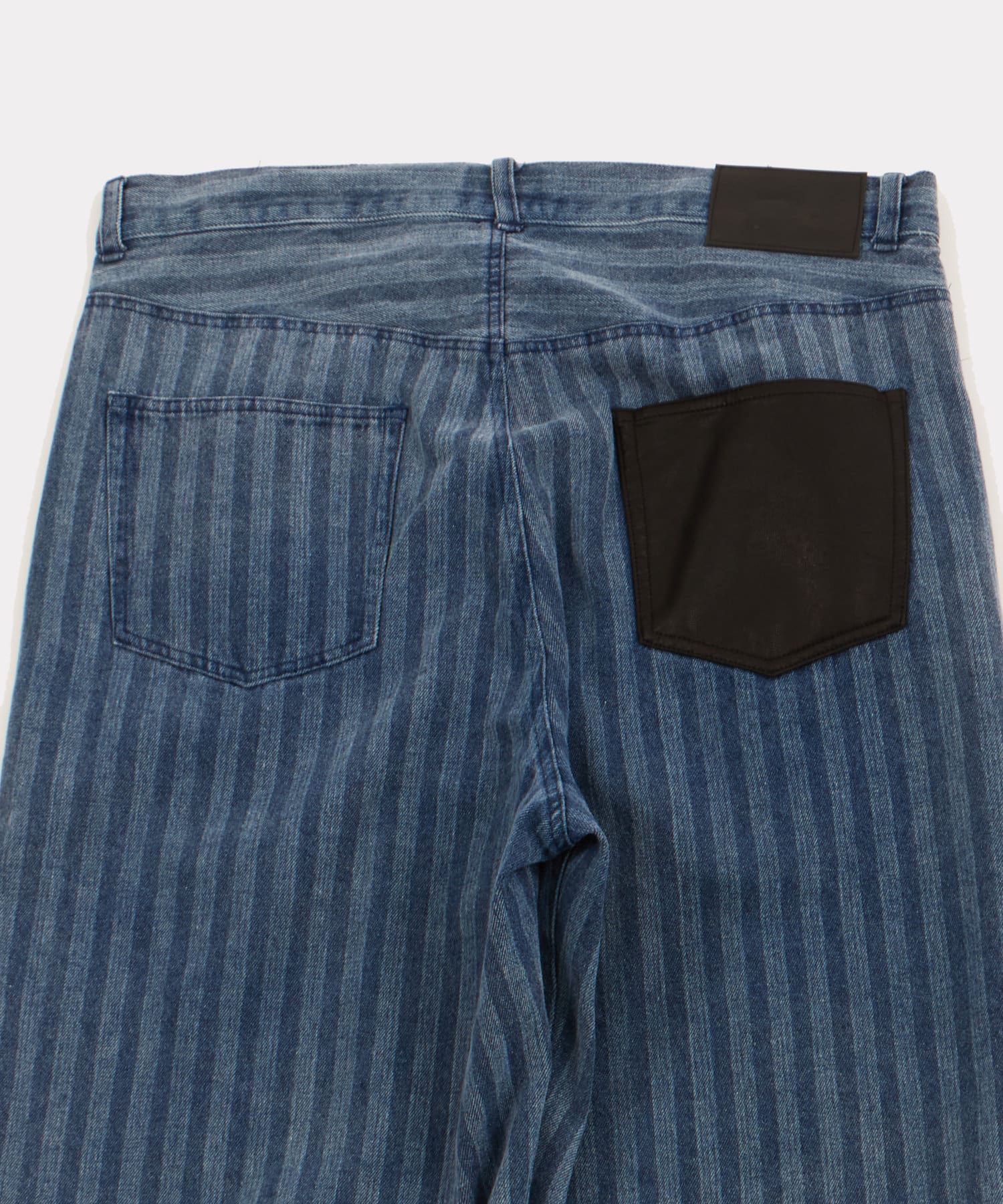 OUTLET(アウトレット) 【WHO'S WHO gallery】ストライプデニムハーフパンツ