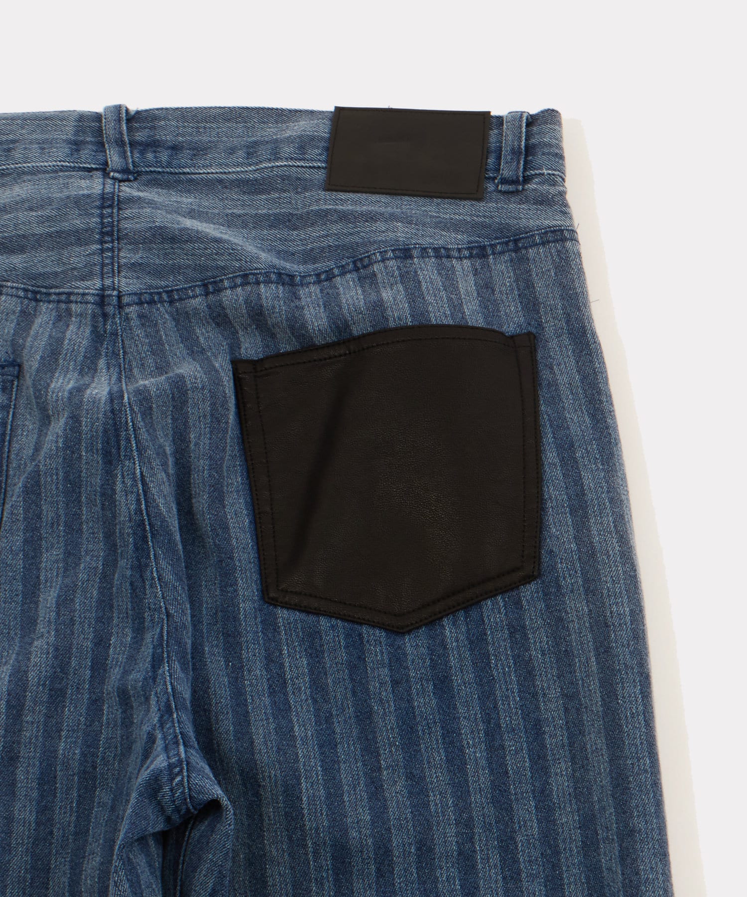 OUTLET(アウトレット) 【WHO'S WHO gallery】ストライプデニムハーフパンツ