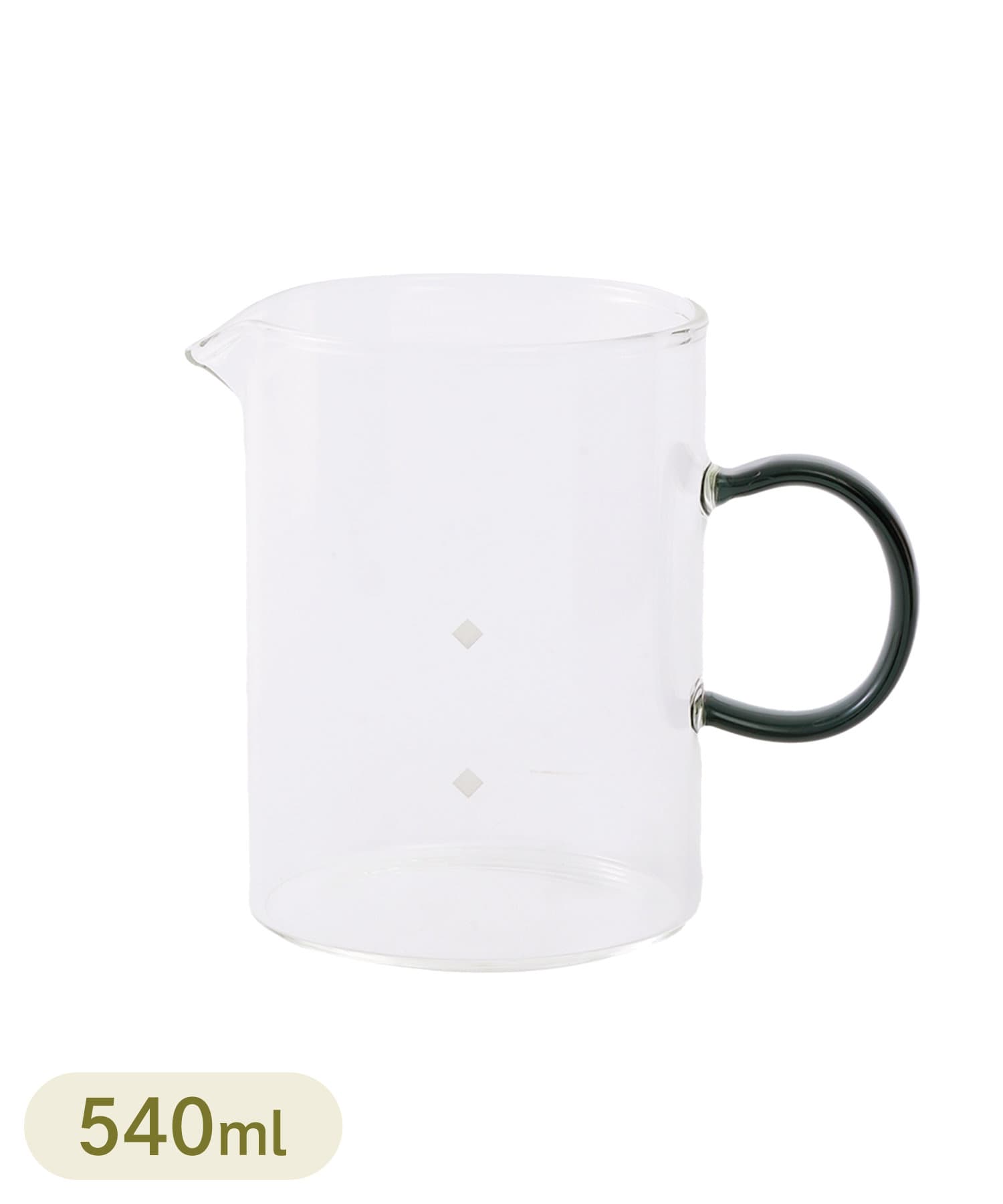 ●色移りやにおい移りのしにくい、耐熱ガラス製コーヒーサーバー。●1杯分と2杯分の目盛り付きでピッチャーとしてもお使いいただけます。●注ぎ口があるので、ドリップコーヒーをスムーズに注げます。●別売りの耐