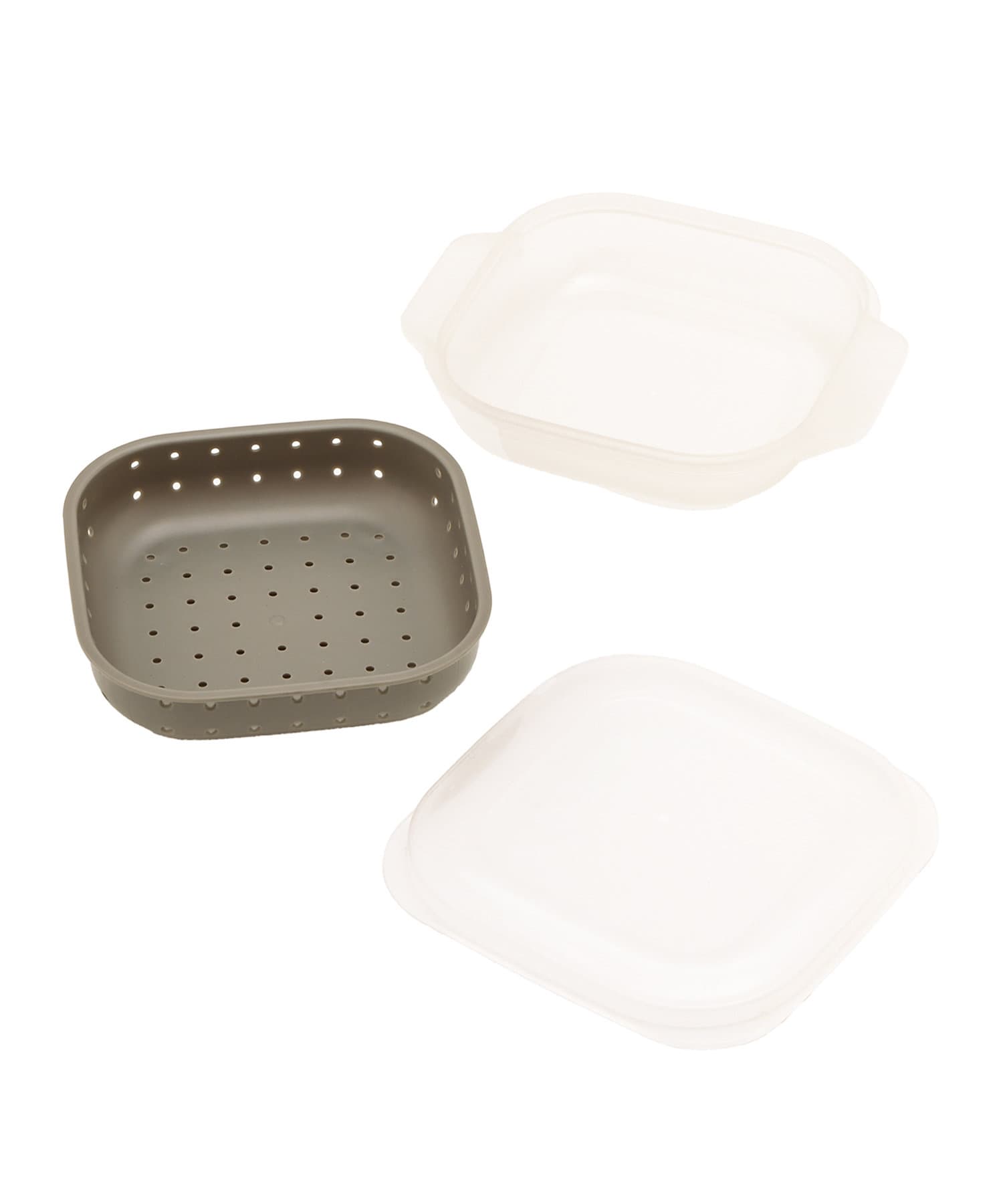 3COINS(スリーコインズ) 《冷凍・電子レンジ対応》ごはん保存容器2個セット：330ml／KITINTO