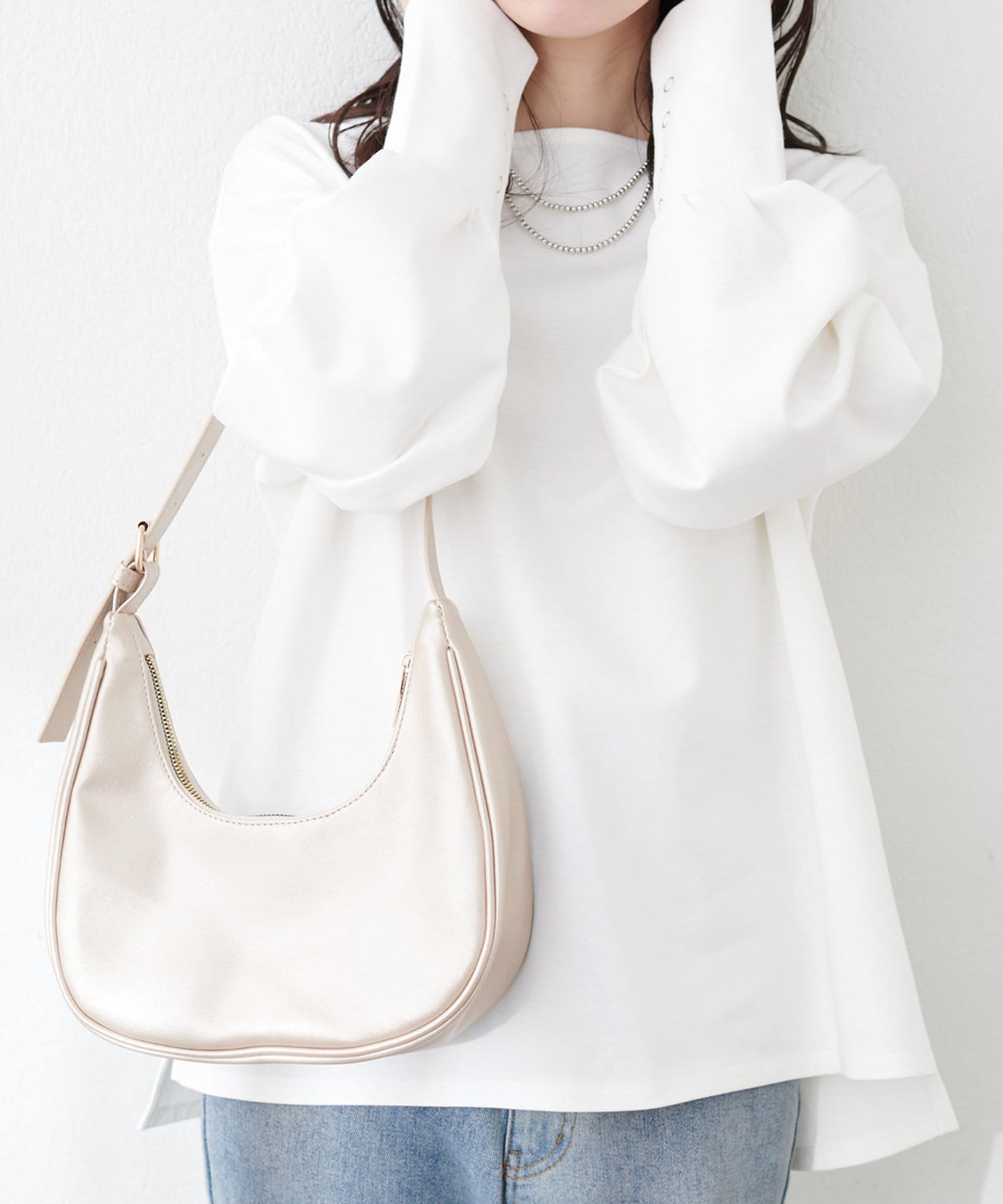 natural couture】袖口長めリブカットソー | NICE CLAUP / OLIVE des