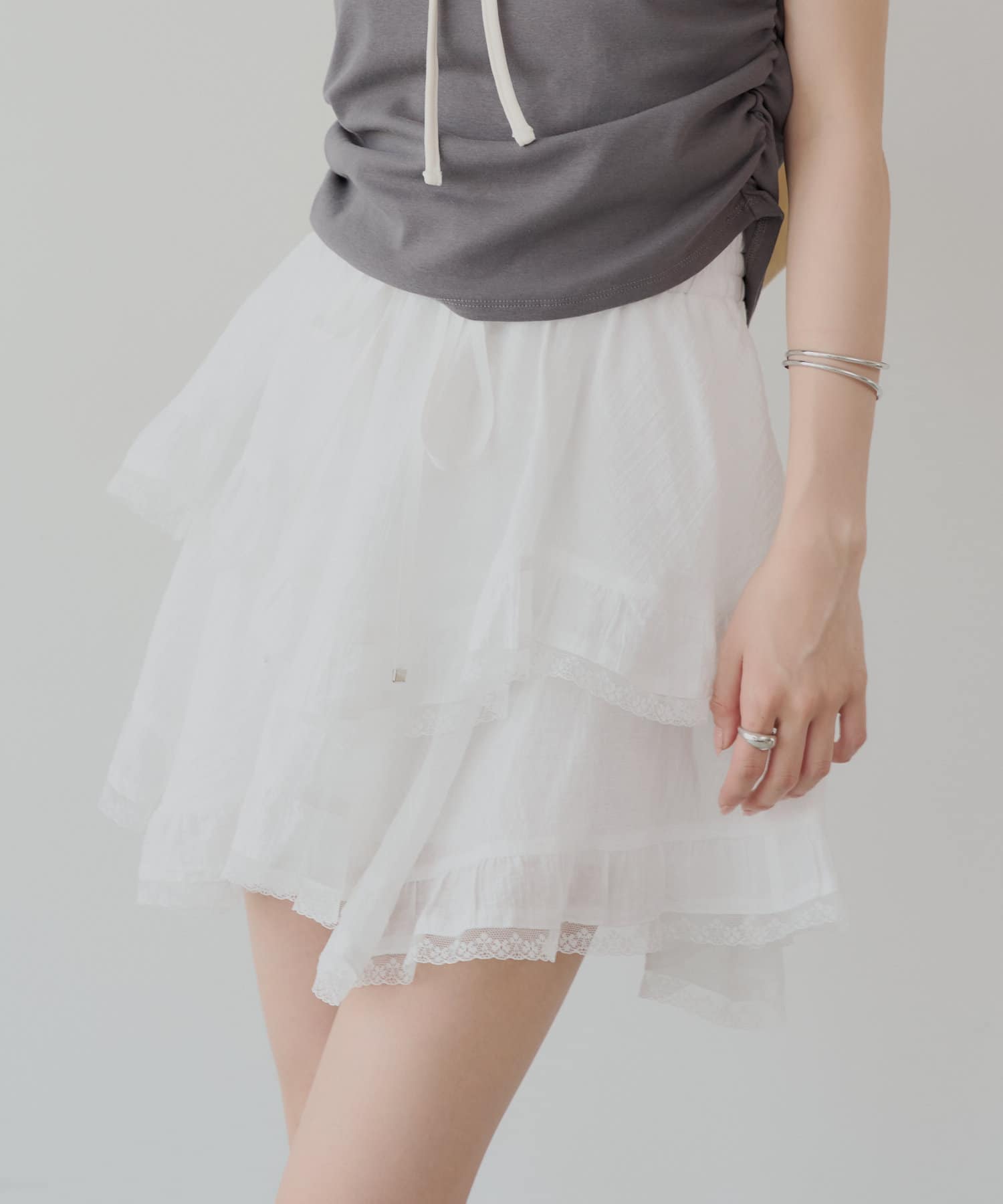 Chico(チコ) イレヘムフリルミニスカパン
