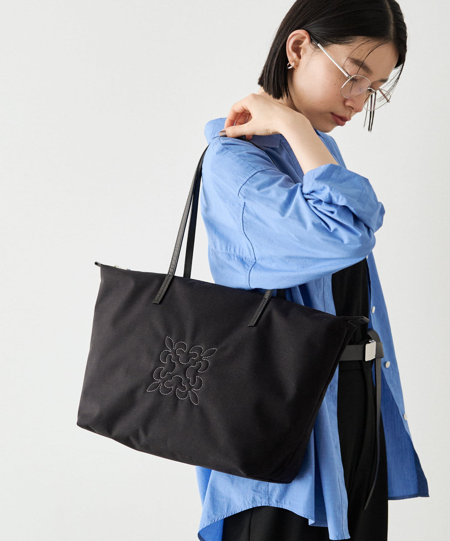 russet(ラシット) [390g/撥水性あり]ファスナー付き　コーデュラナイロントートバッグ