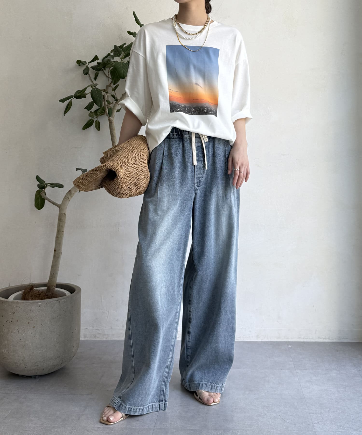 超安い WEB限定】転写プリントTEE | DOUDOU(ドゥドゥ)レディース | PAL トップス