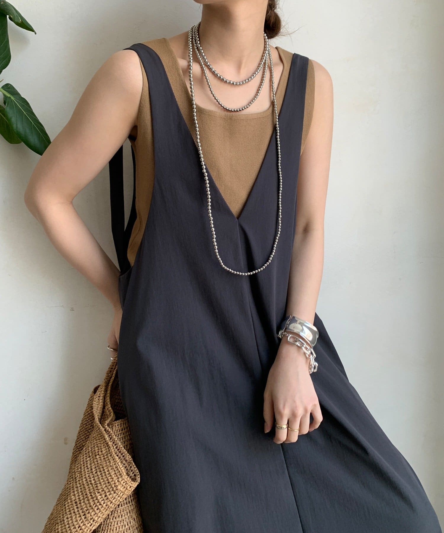 DOUDOU(ドゥドゥ) 【WEB限定】接触冷感ジャンスカ