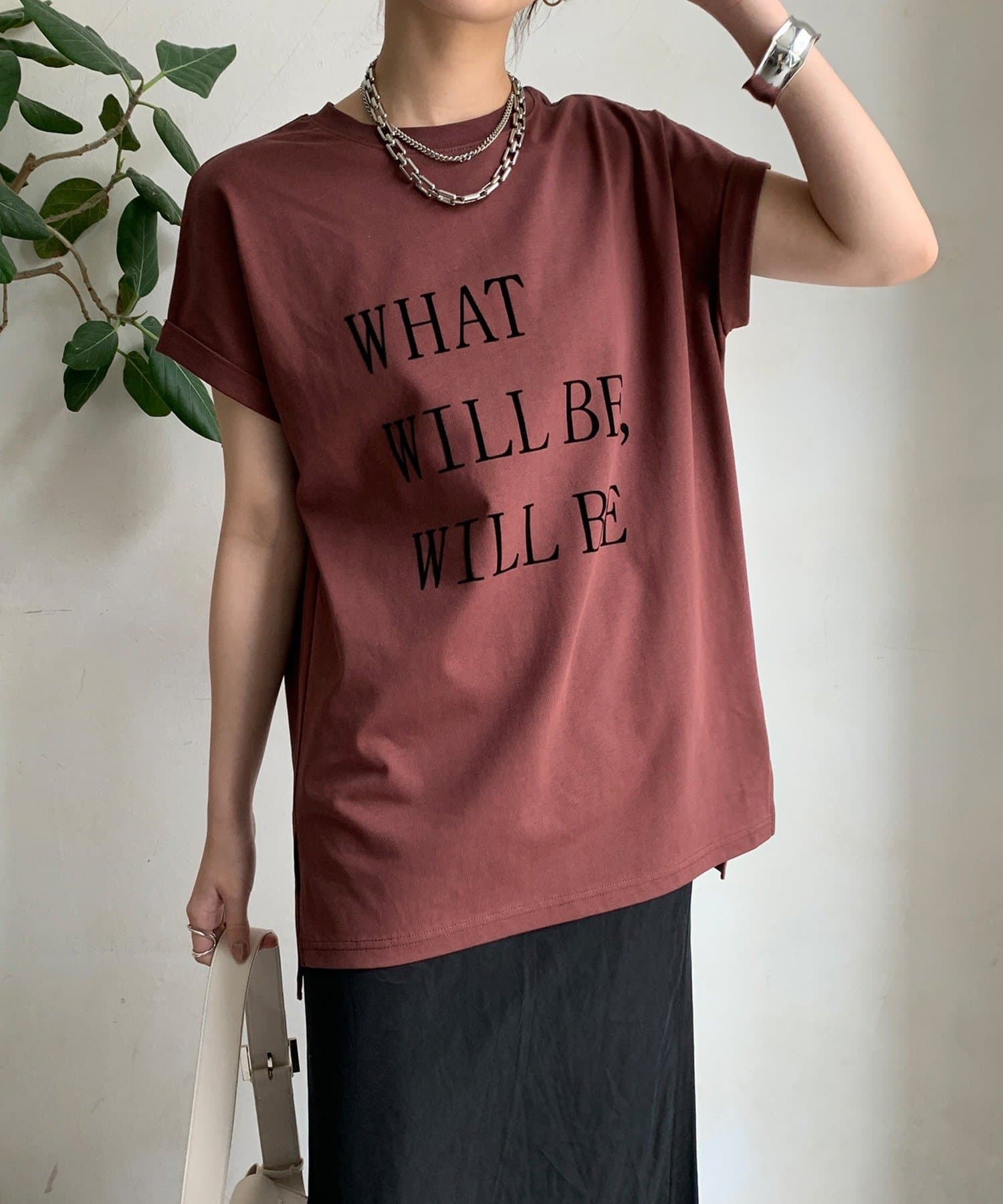 tシャツ 「WEB限定」 汗染み防止加工フロッキーロゴTEE レディース WEB限定】 汗染み防止加工フロッキーロゴTEE | DOUDOU(ドゥドゥ