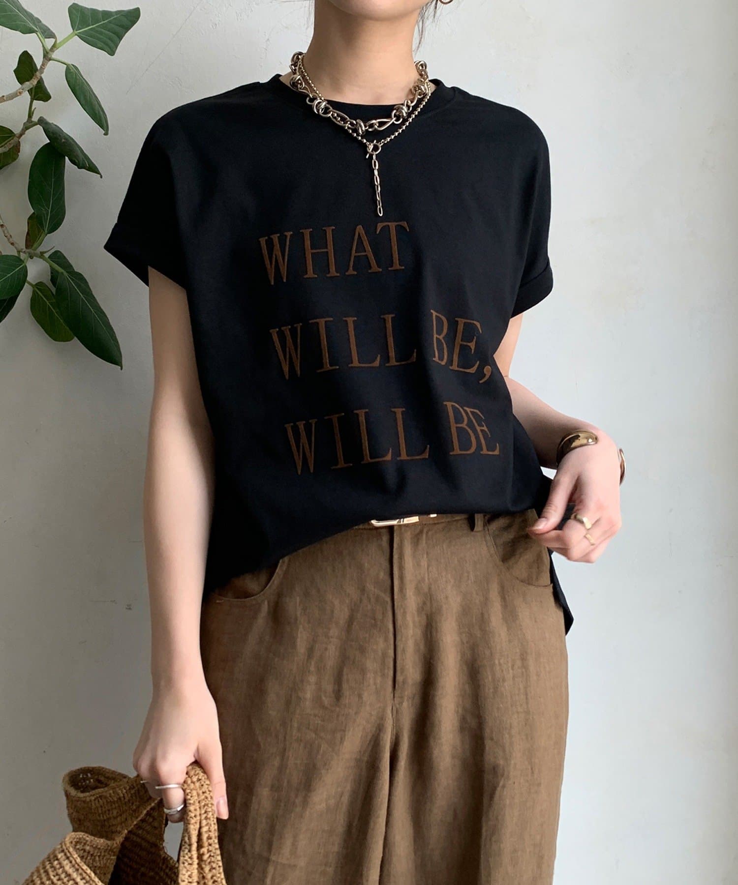 tシャツ 「WEB限定」 汗染み防止加工フロッキーロゴTEE レディース WEB限定】 汗染み防止加工フロッキーロゴTEE | DOUDOU(ドゥドゥ