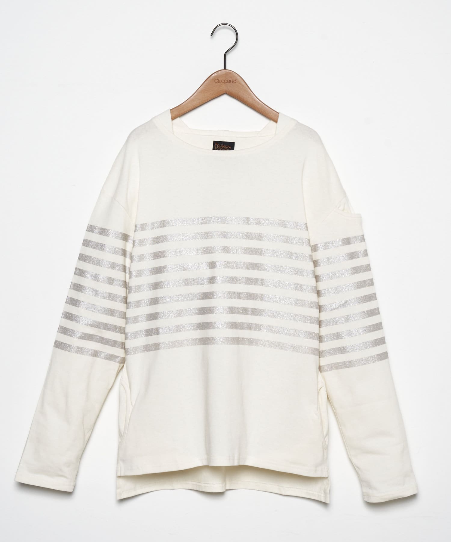 CIAOPANIC(チャオパニック) 【WOBURN WALK/ウォーボーン ウォーク】FISHERMAN BOAT NECK SHIRT－ SNAPPED SHOULDER / SOLI