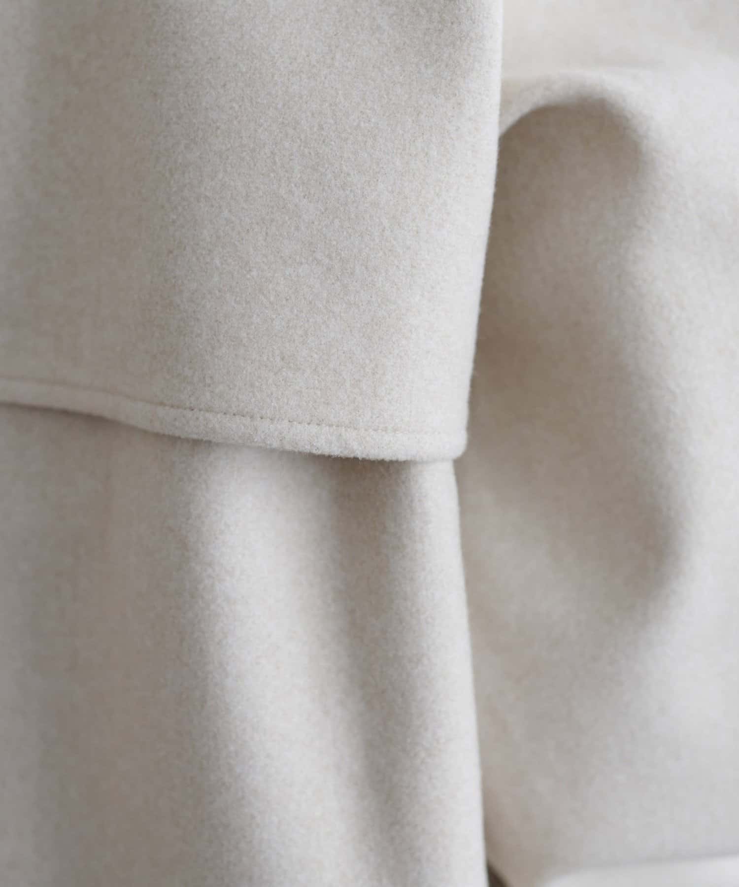 DISCOAT(ディスコート) 【リバイバル/2way/ミドルアウター】リブカラーミドルジップコート《WEB限定》