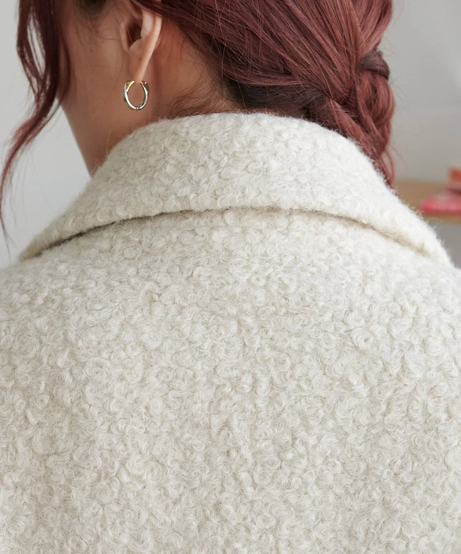 DISCOAT(ディスコート) 【体型カバー/7色展開】Wテーラードジャケットコート《WEB限定》