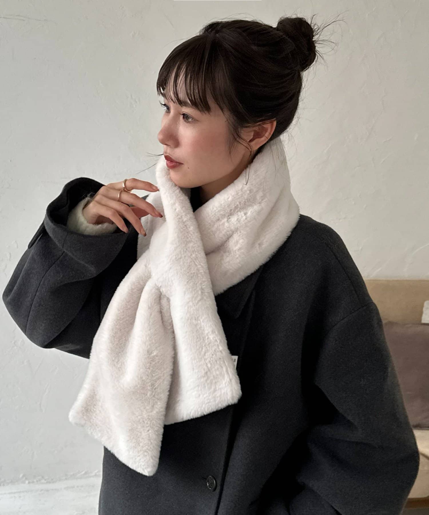 WEB限定】フェイクファーマフラー | DISCOAT(ディスコート)レディース