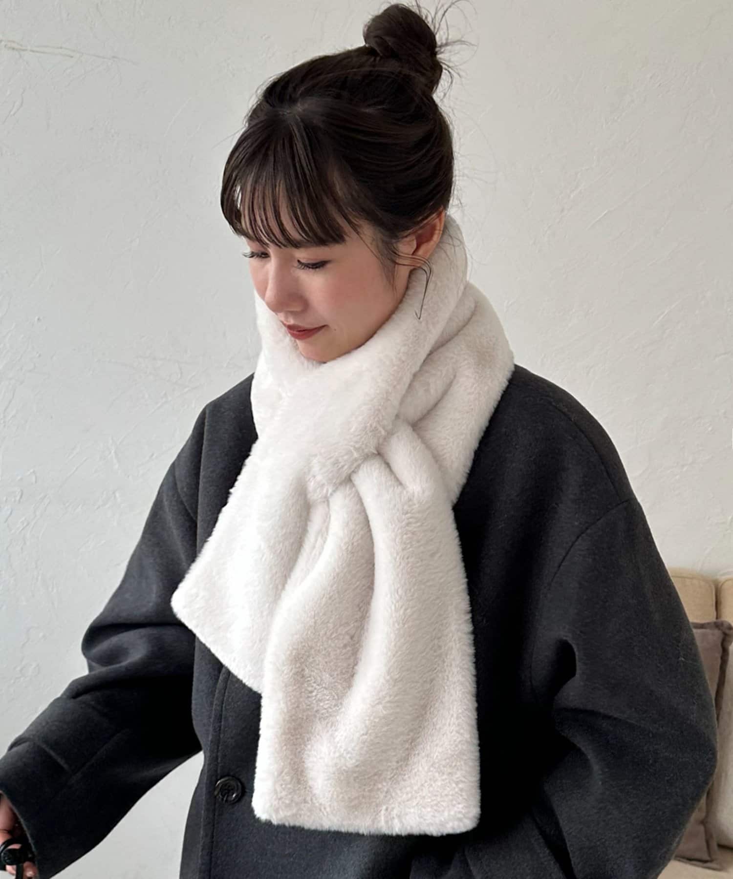 WEB限定】フェイクファーマフラー | DISCOAT(ディスコート)レディース