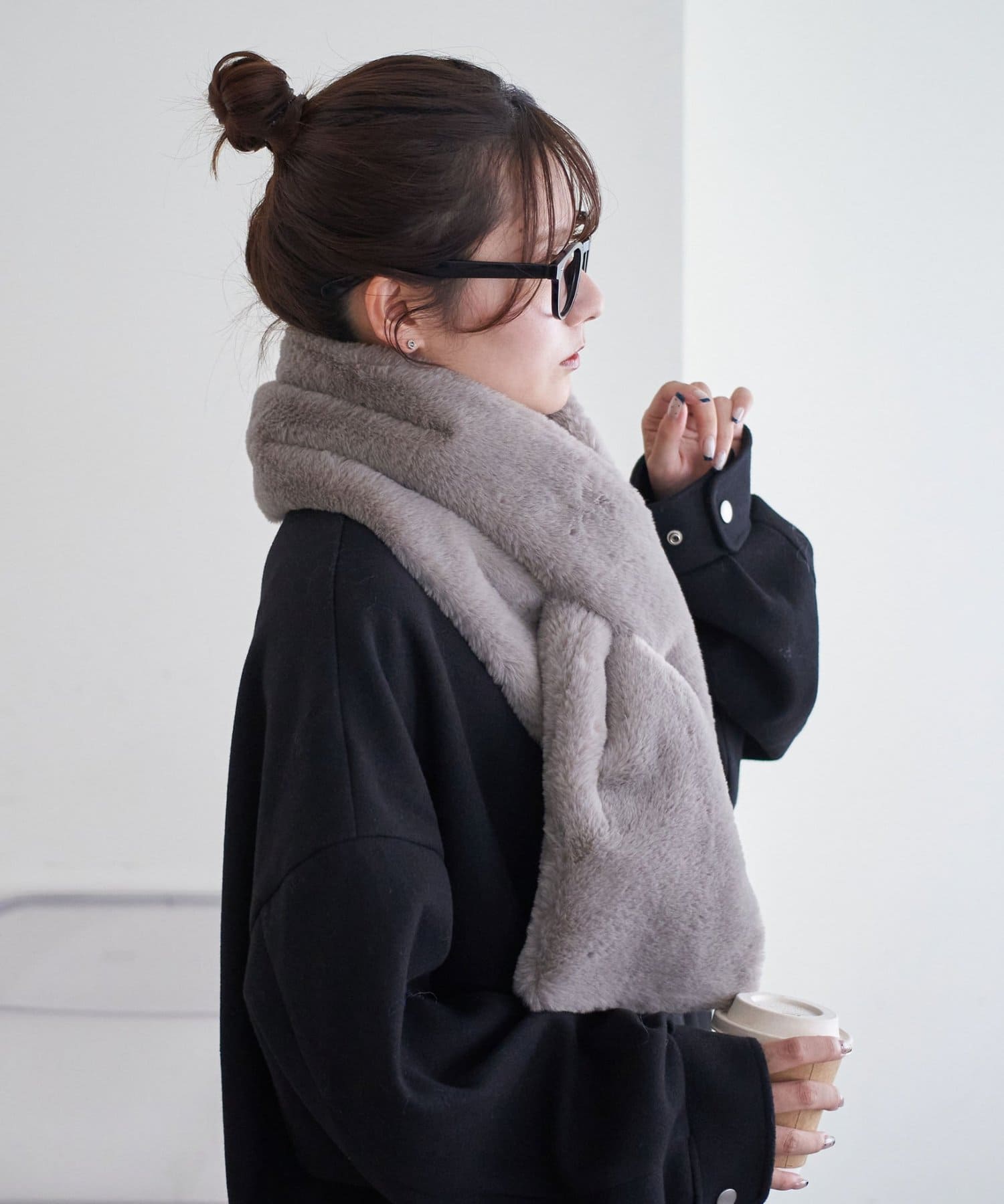 WEB限定】フェイクファーマフラー | DISCOAT(ディスコート