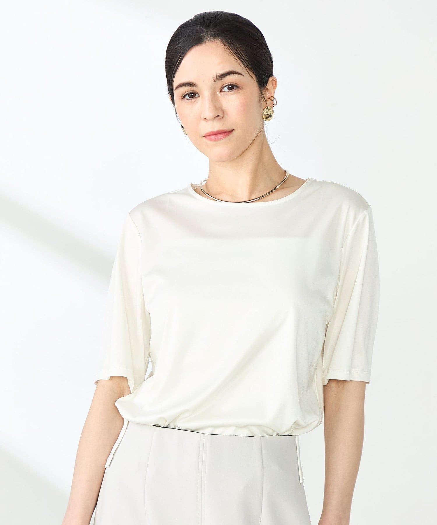 NOLLEY'S(ノーリーズ) サテンスムースT