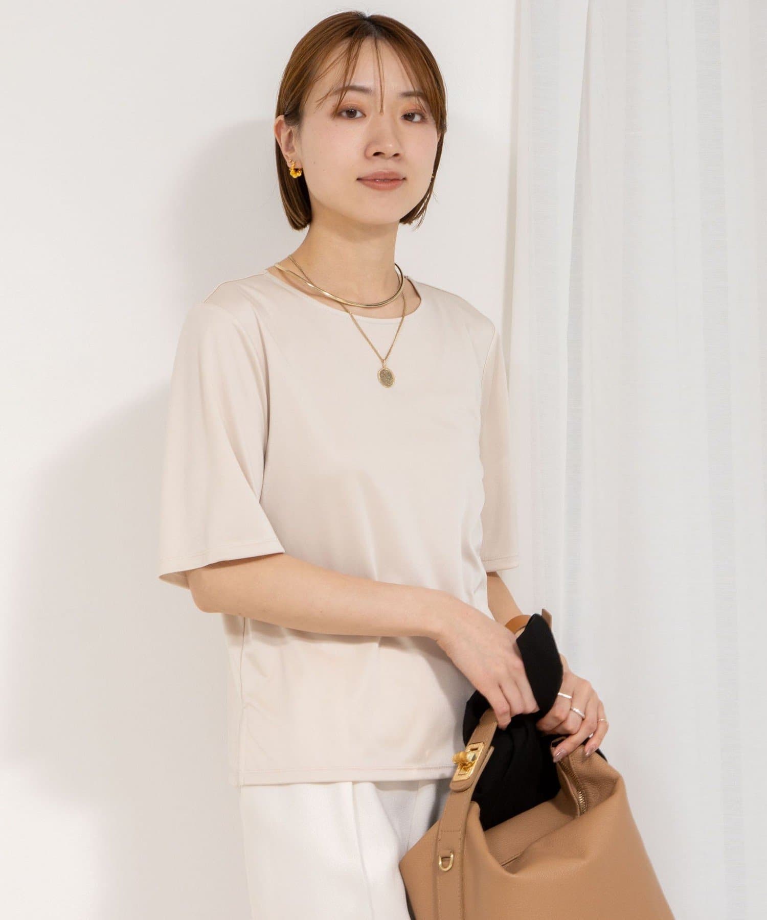 NOLLEY'S(ノーリーズ) サテンスムースT