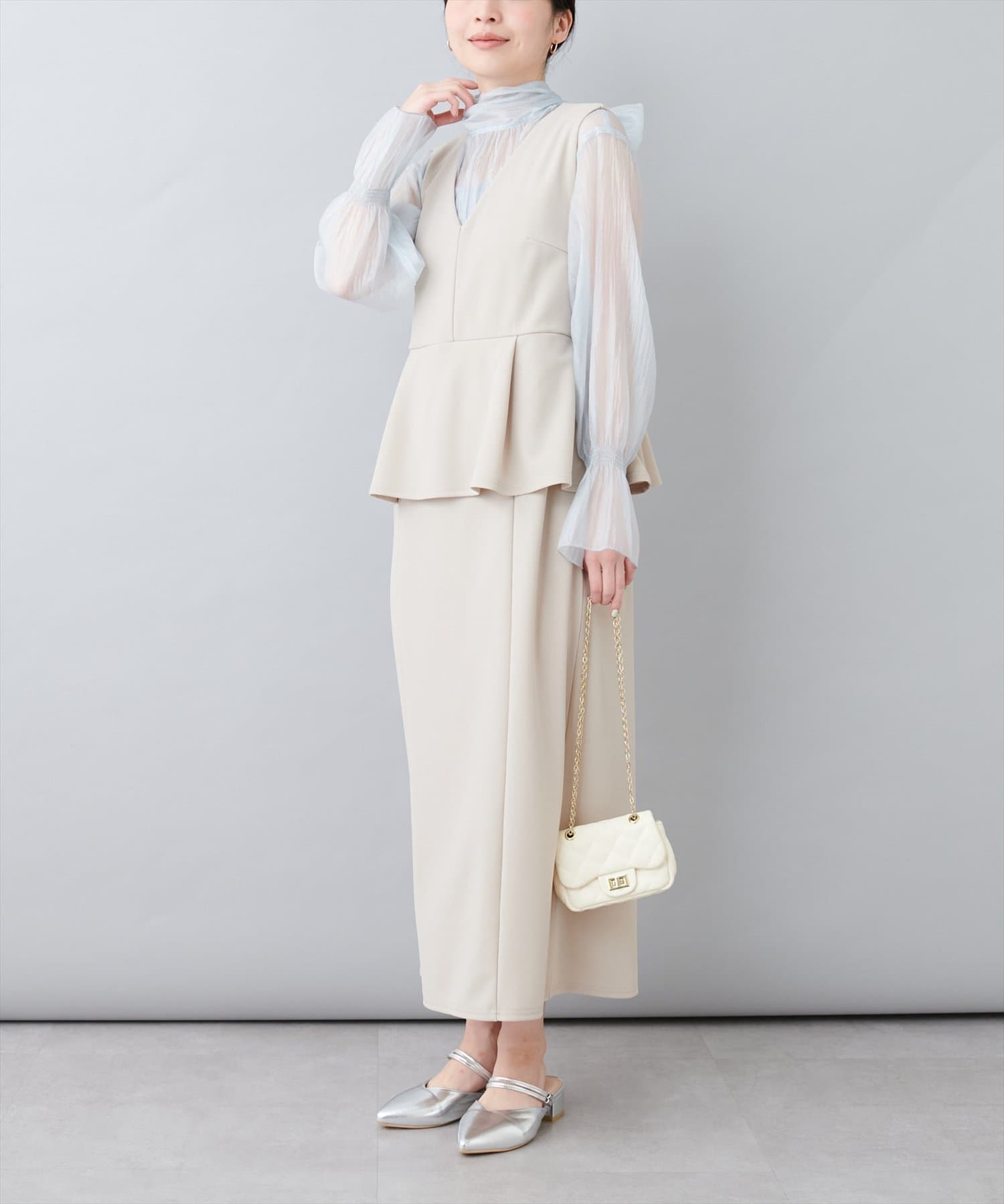 natural couture】セレモニーワンピース+ブラウスセット | NICE CLAUP