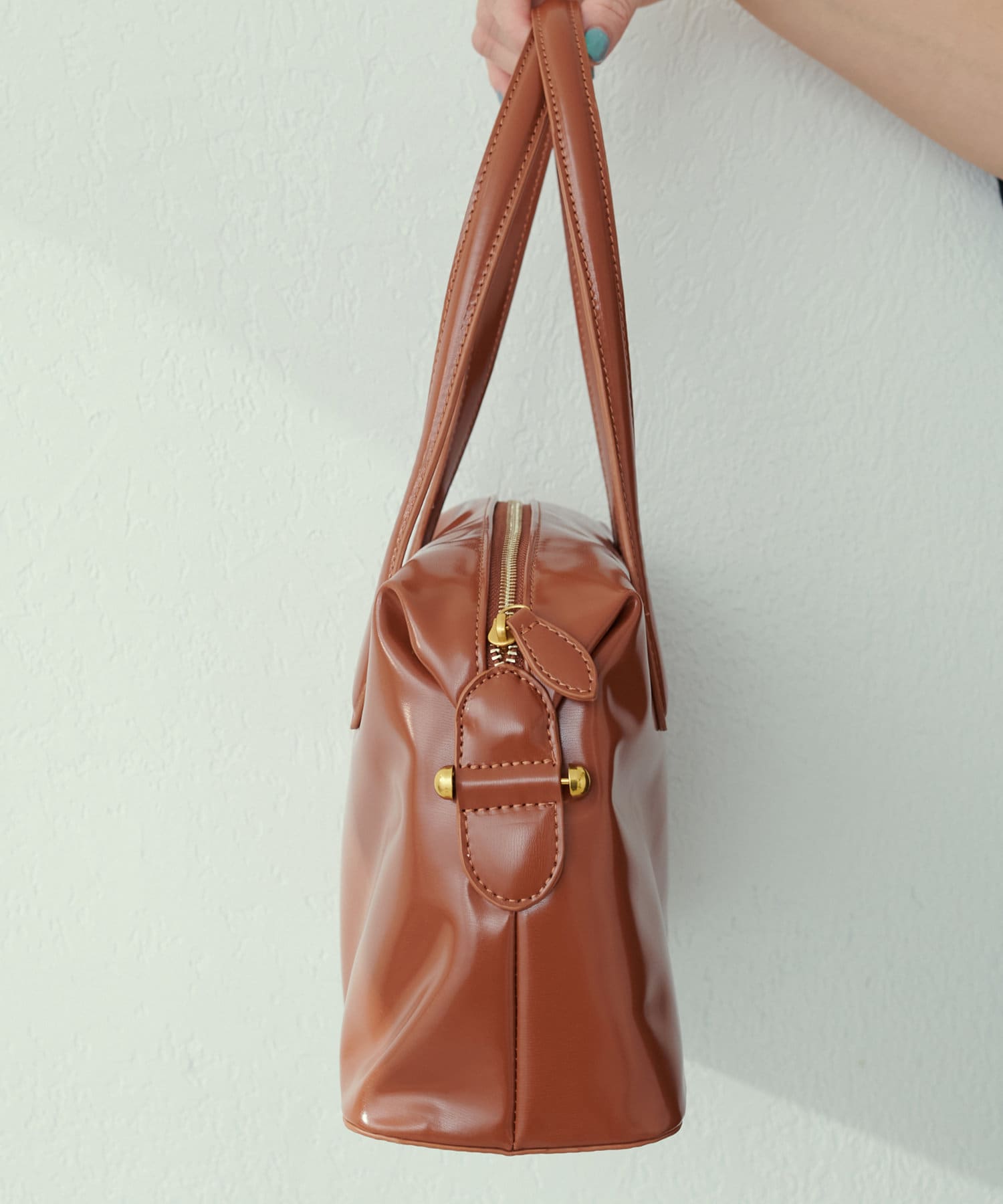 NICE CLAUP / OLIVE des OLIVE OUTLET(ナイスクラップ  / オリーブ デ オリーブ アウトレット) 【natural couture】ミドルボストンバッグ