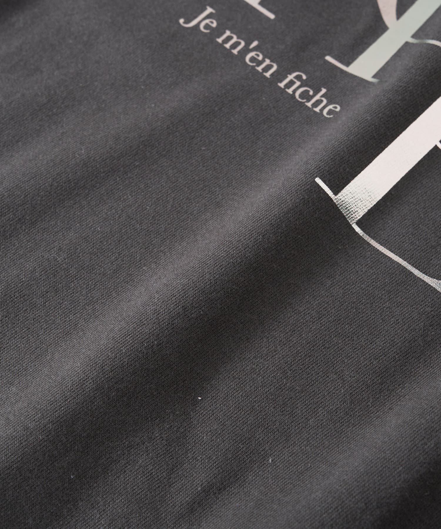 un dix cors(アンディコール) 《綿100％・着心地抜群》Je men ficheラメフロッキーTシャツ