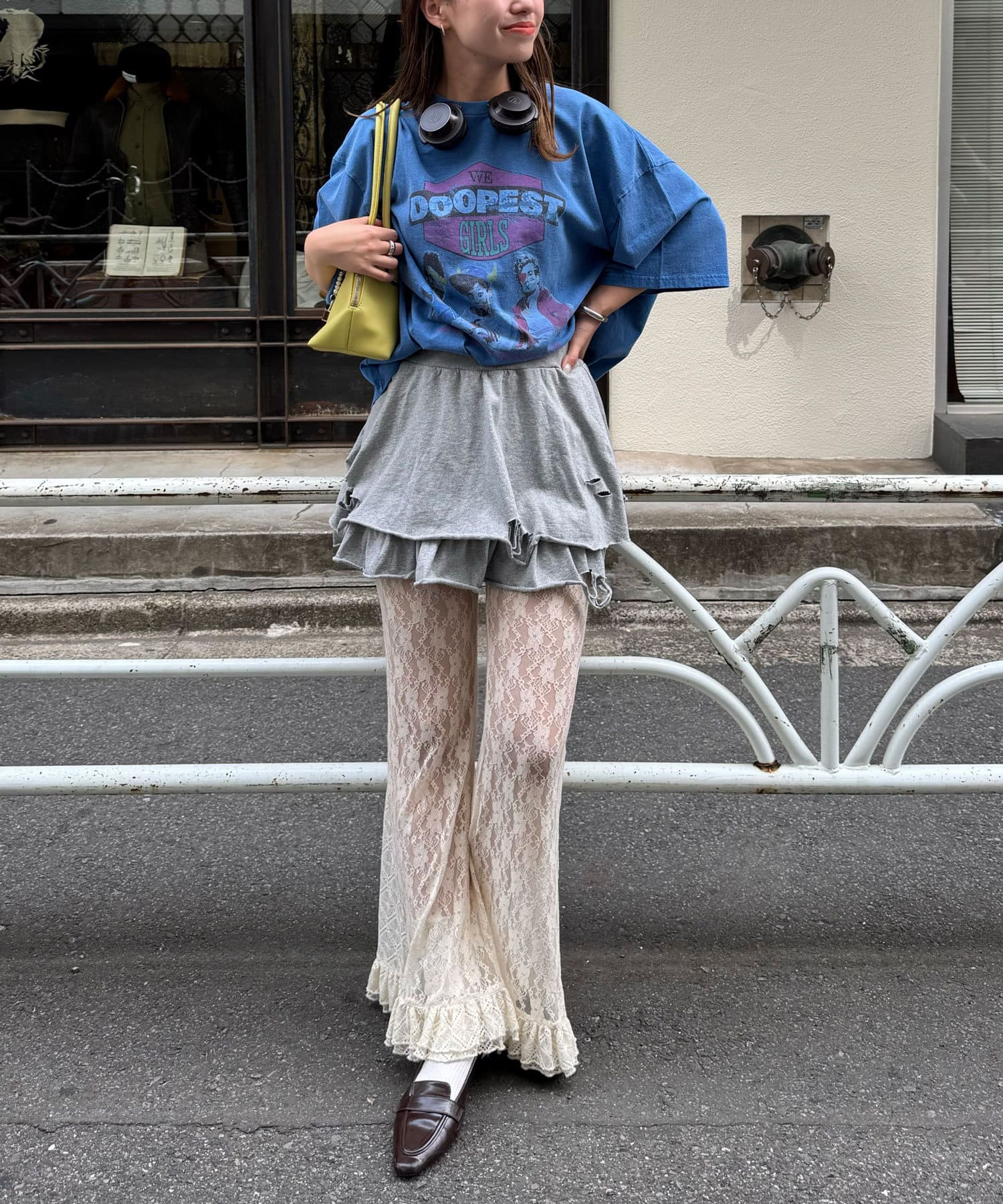 CIAOPANIC(チャオパニック) ピグメントバンドTEE