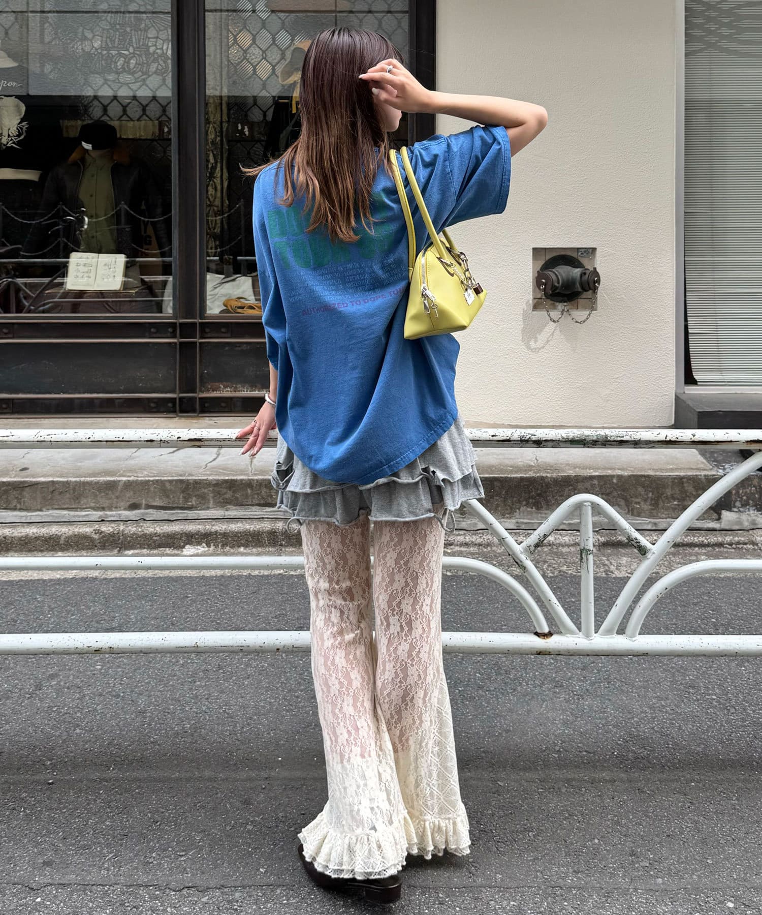 CIAOPANIC(チャオパニック) ピグメントバンドTEE