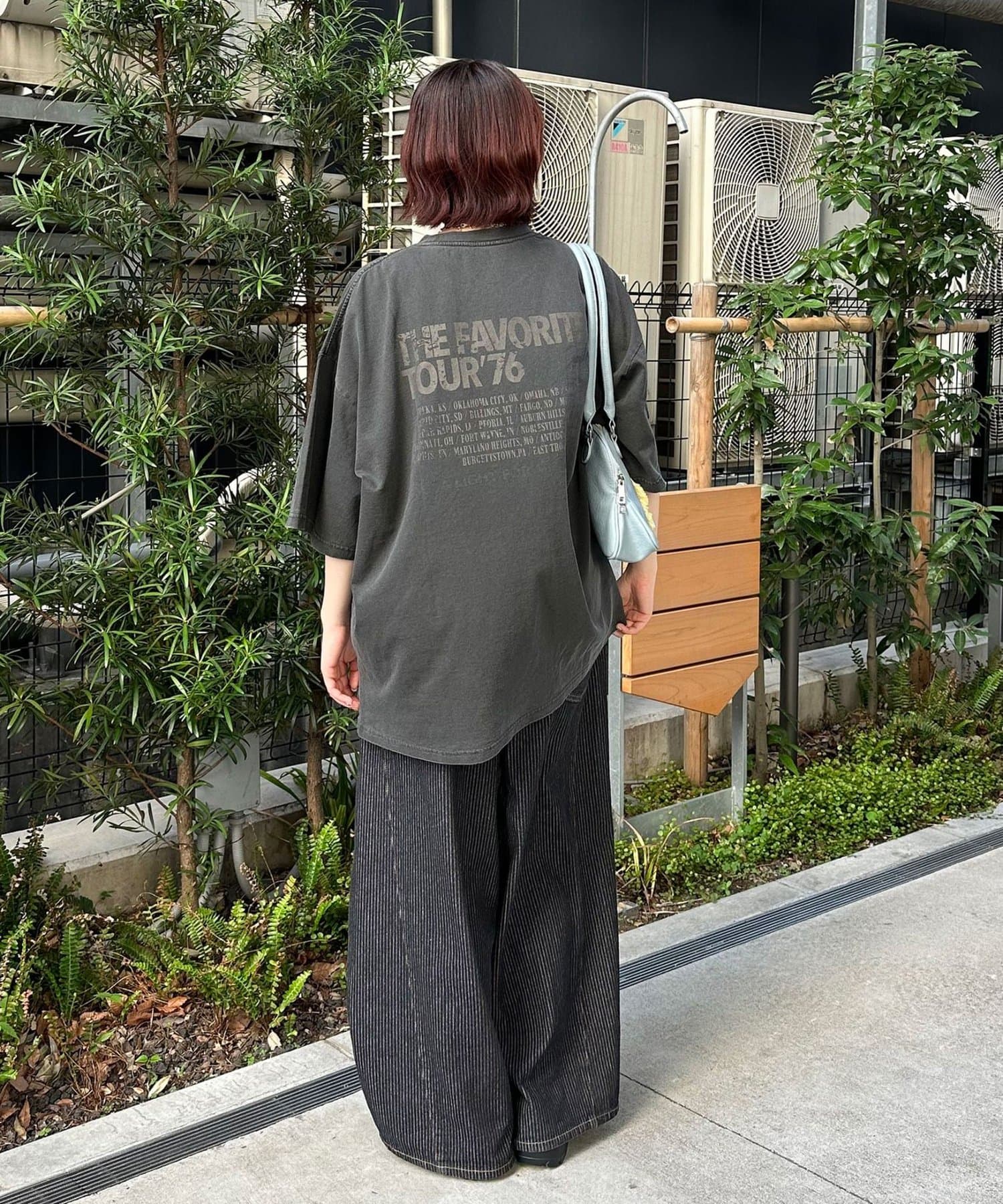 CIAOPANIC(チャオパニック) ピグメントバンドTEE