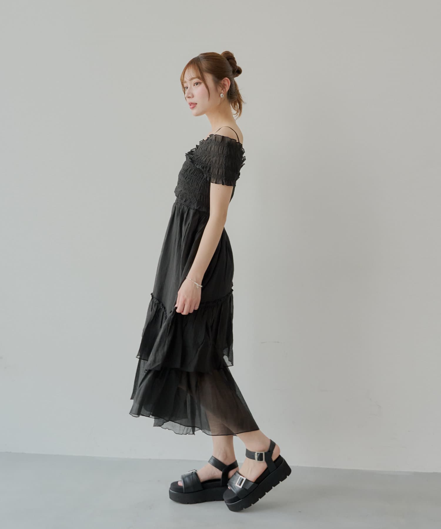 厚底クロスベルトデザインサンダル | Chico(チコ)レディース