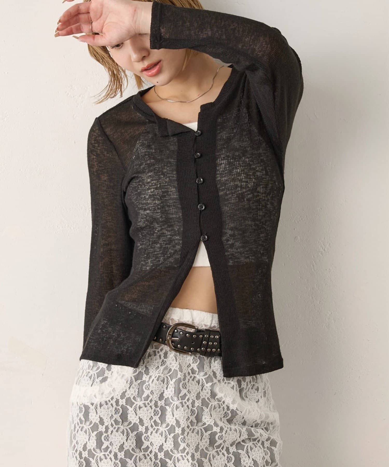 WHO'S WHO gallery カーディガン ボレロニット : ZOZOTOWN Yahoo