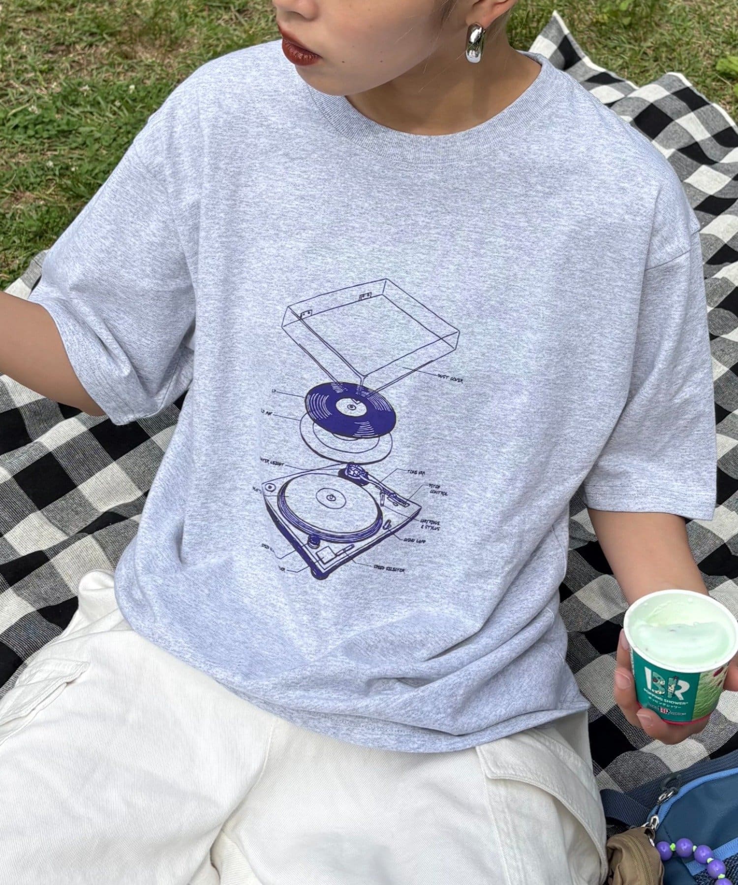 CIAOPANIC TYPY(チャオパニックティピー) 【UNISEX】レコードTEE