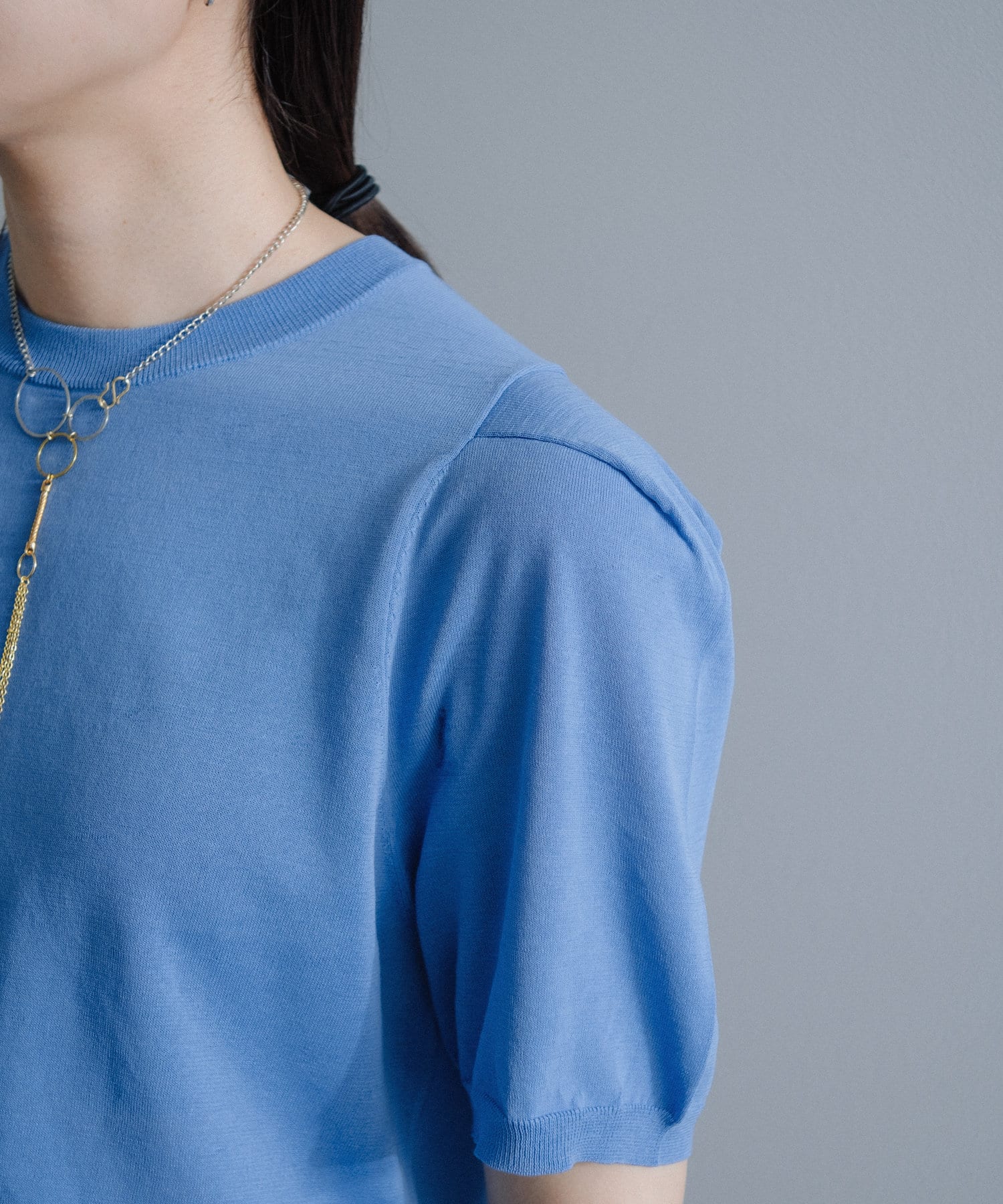 Pasterip(パセリ) Smoothly summer knit Tee