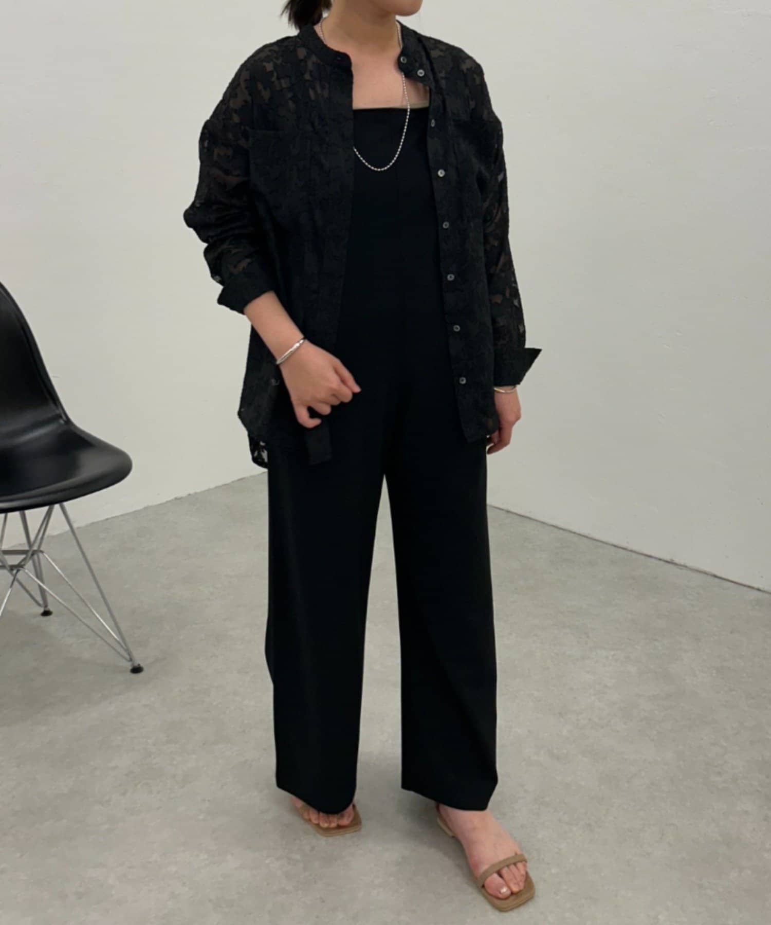 新品 スタンドカラージャカードブラウス PINKY & DIANNE ◇スタンド