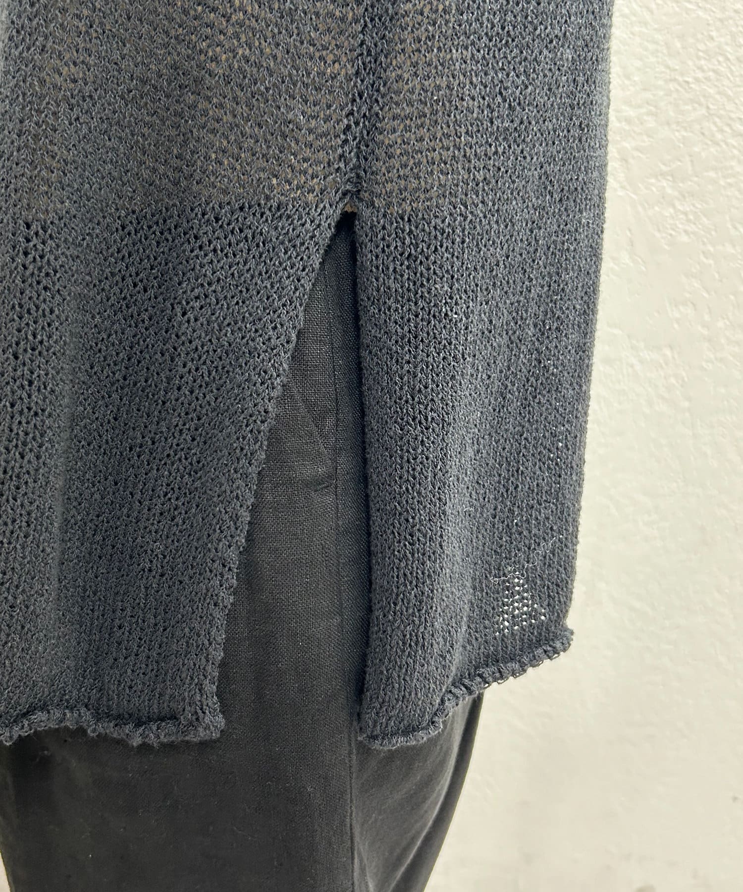 OUTLET(アウトレット) 【SHENERY】Vネックリネンニットベスト