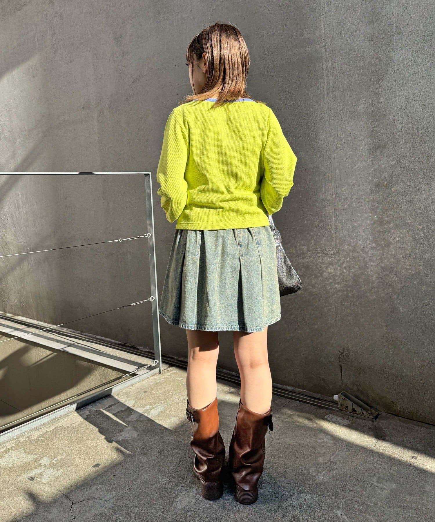 OUTLET(アウトレット) 【Ciaopanic】ASSコラボワッフルボリュームTEE