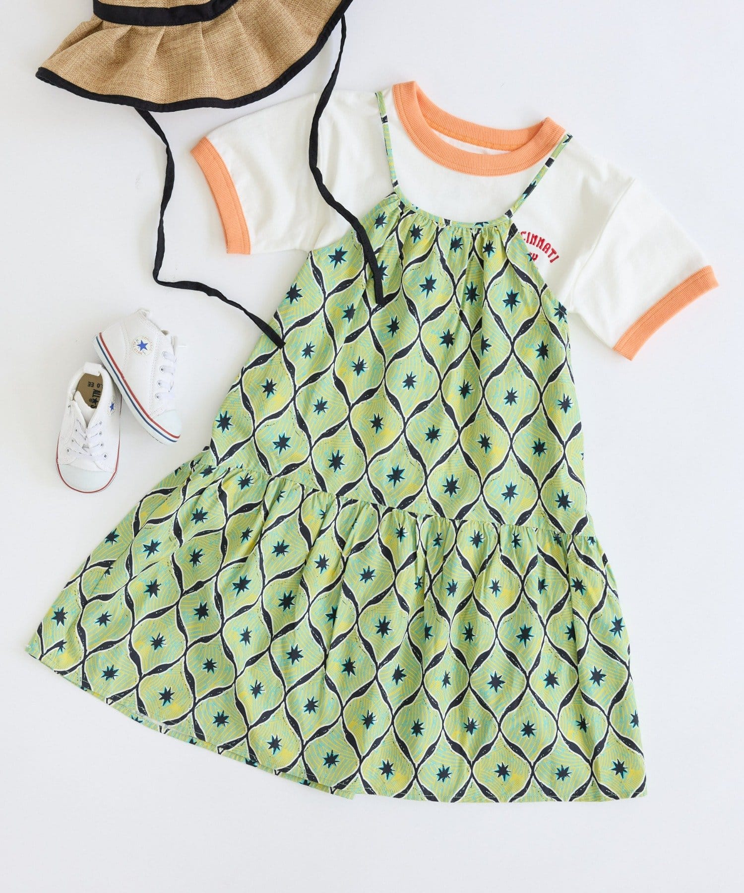 OUTLET(アウトレット) 【CIAOPANIC TYPY】【KIDS】バティック柄ワンピース
