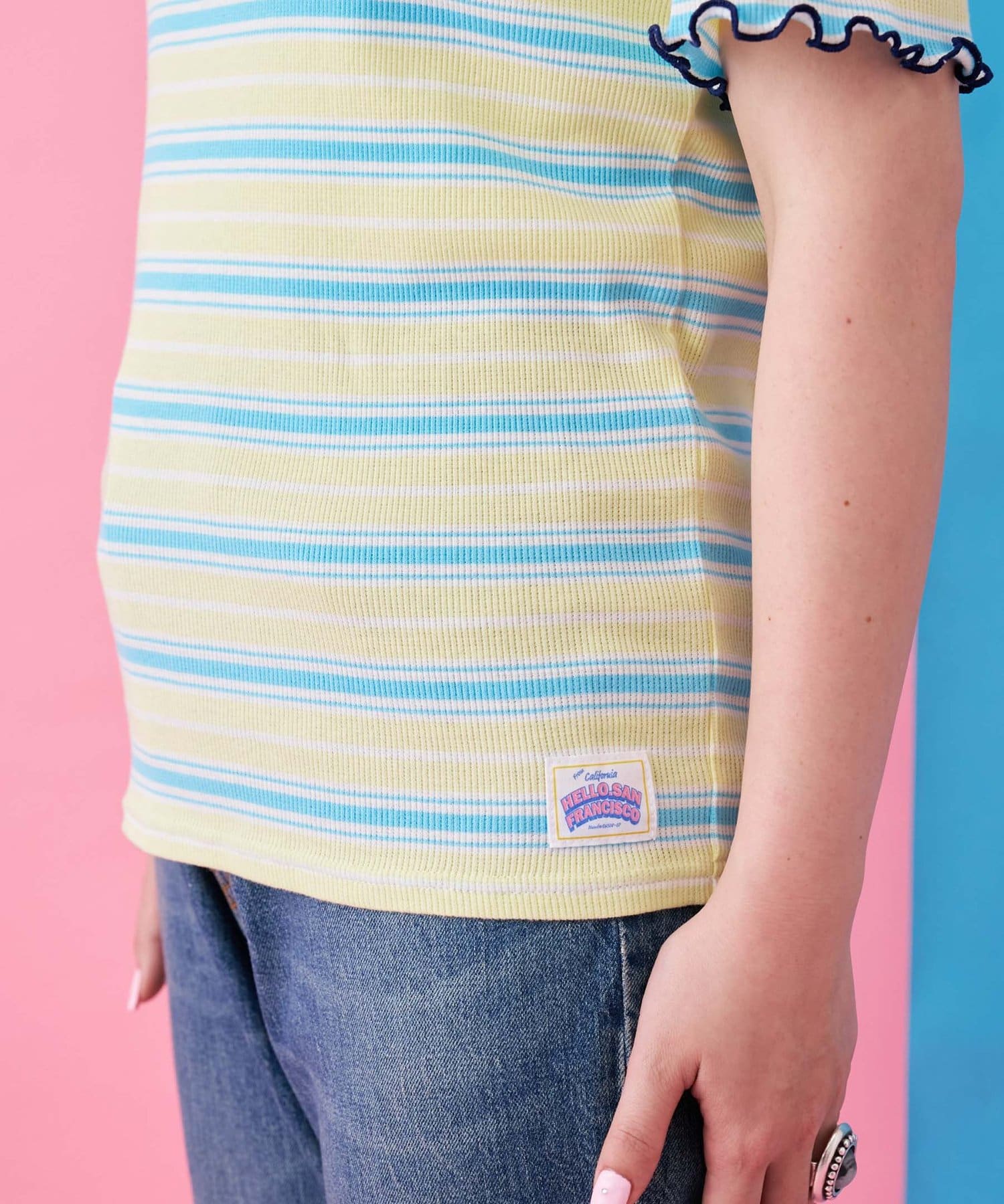 OUTLET(アウトレット) 【CIAOPANIC TYPY】20thスペシャルTee付ボーダーワンピース