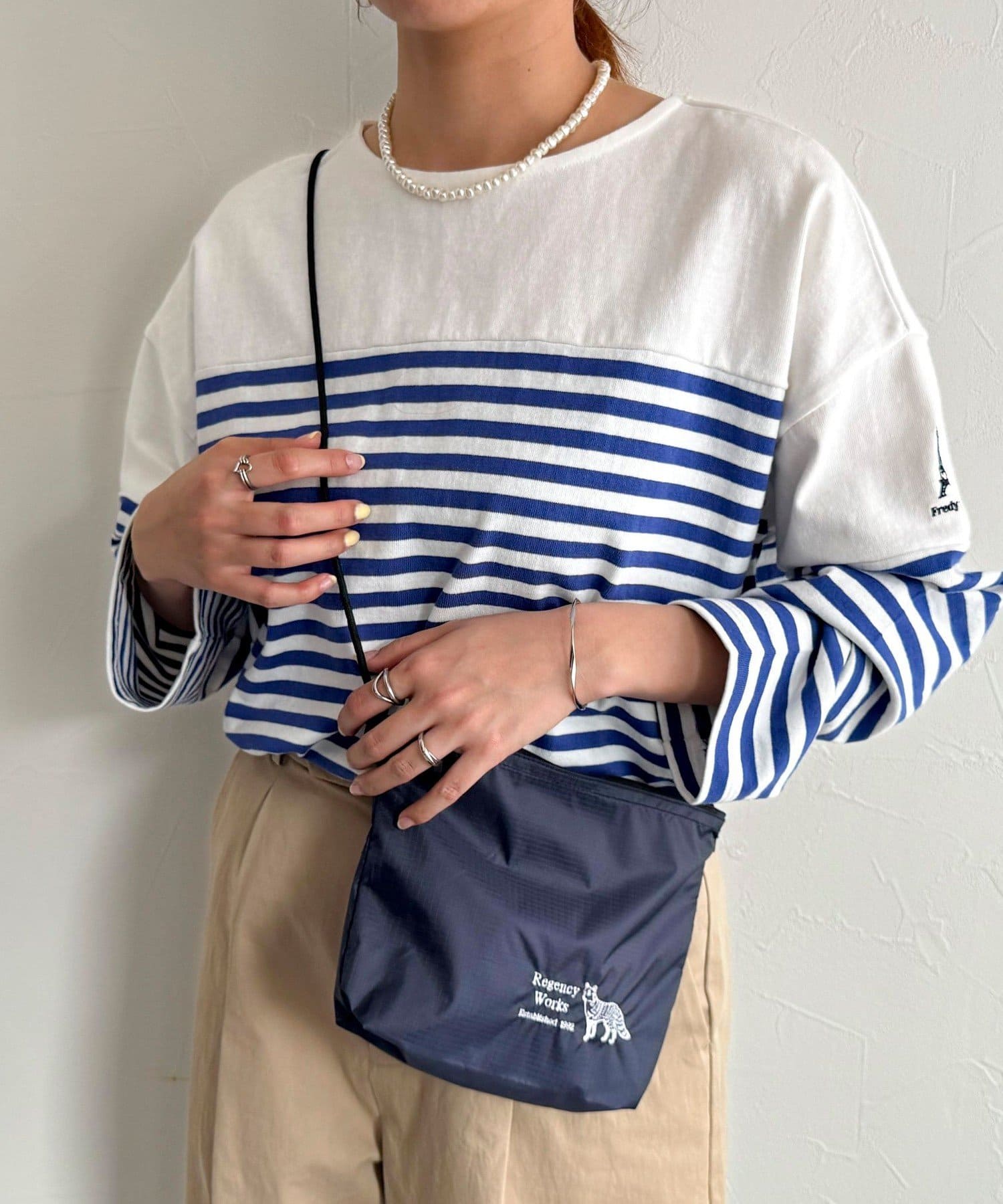 ◇Regency works◇【2025 SS】デイリーからアウトドアシーンまでマルチに使えるミニショルダー●point・ブランドロゴの刺繍がワンポイントになったミニショルダーバッグです・ユニセックス
