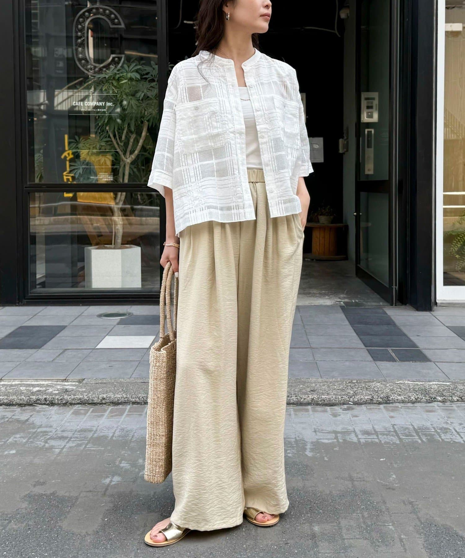 セットアップ対応》RNギャザーイージーパンツ | FREDY & GLOSTER