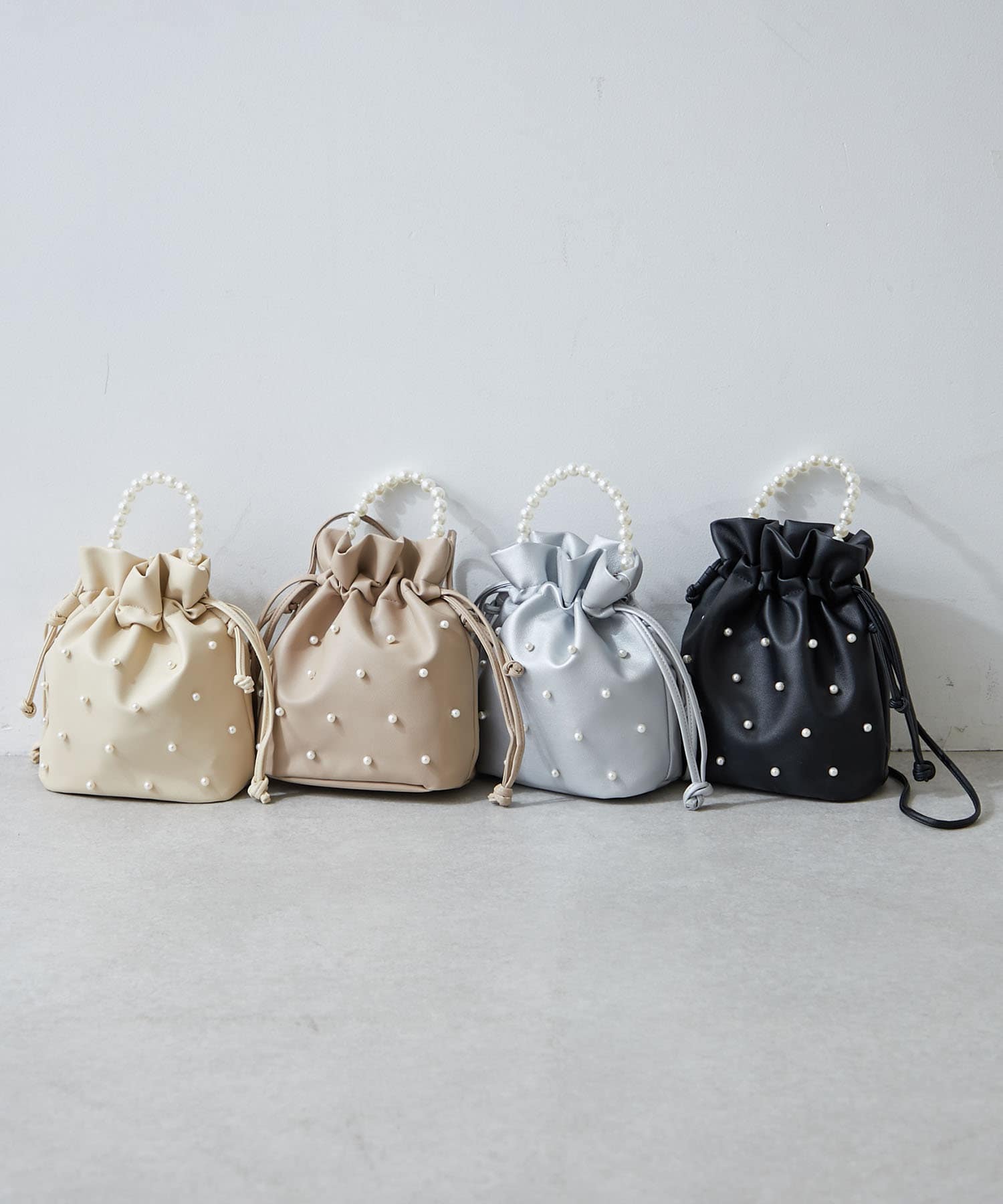 Melia✿様　巾着バッグ セール】3WAY 巾着バッグ（ショルダーバッグ）｜DEVICE（デバイス）の