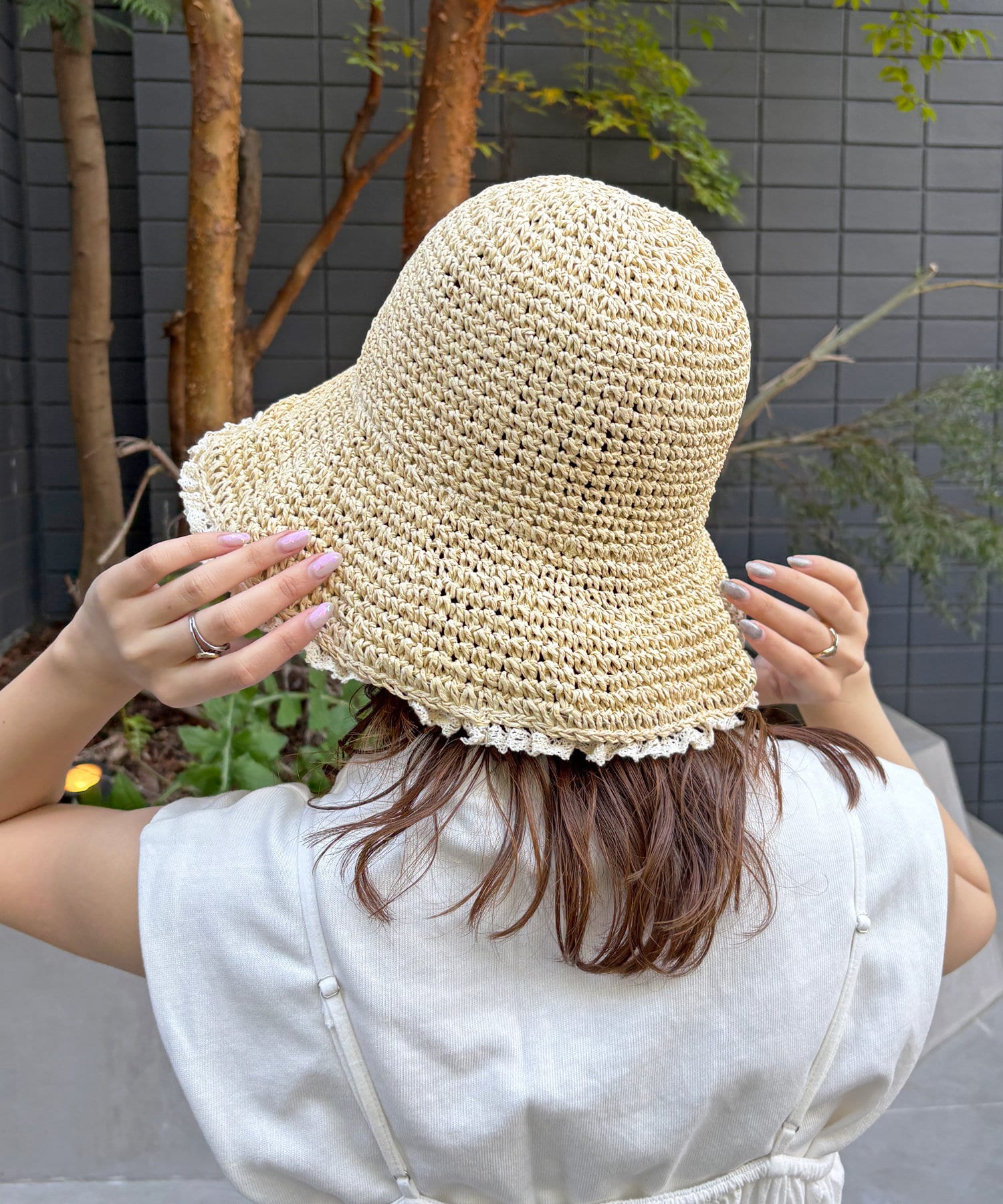 Lattice(ラティス) レースペーパーハット