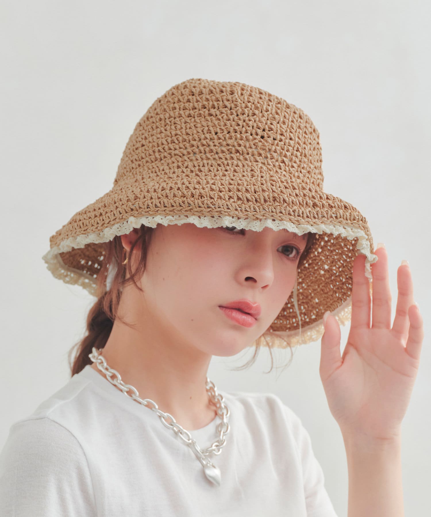Lattice(ラティス) レースペーパーハット