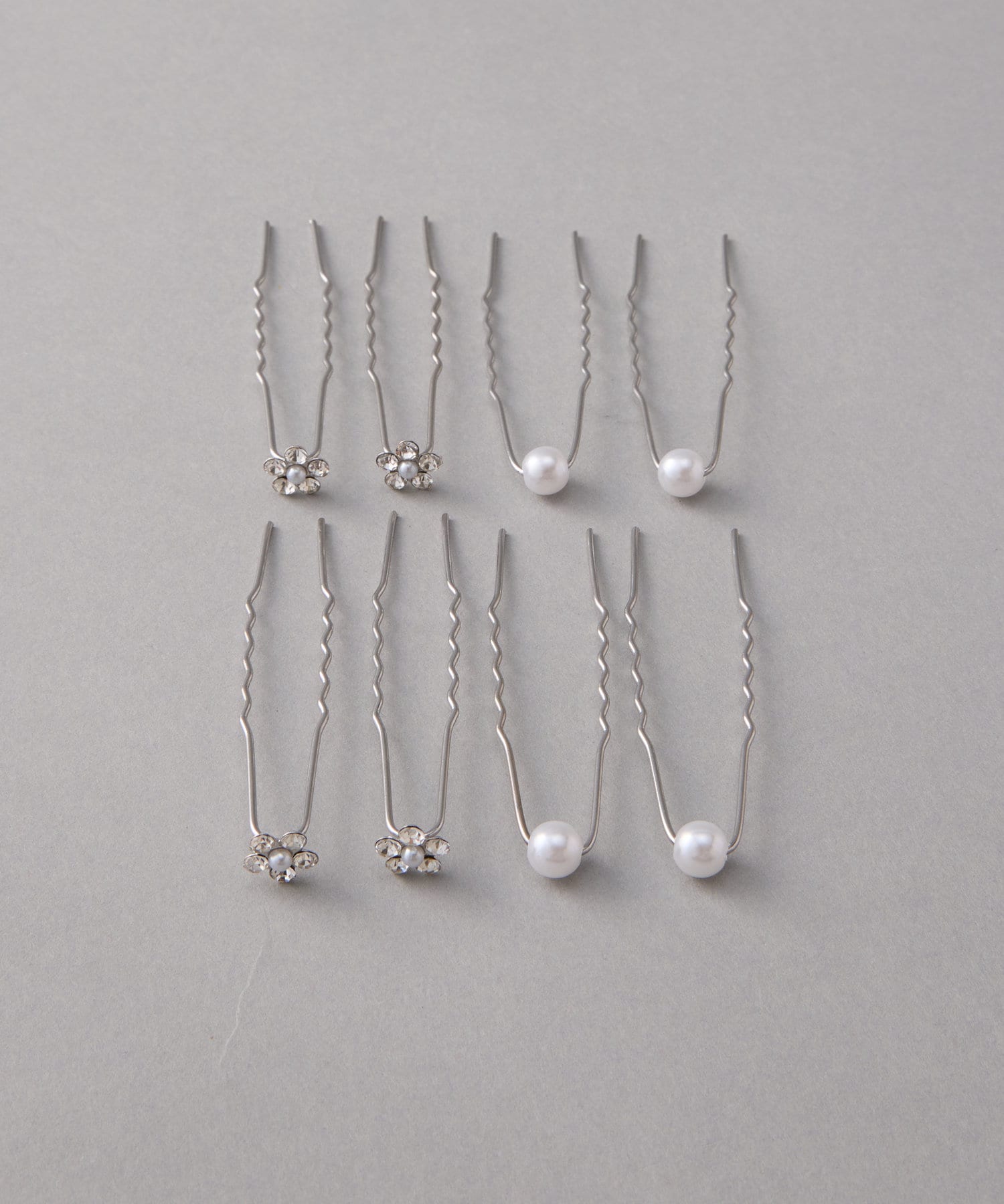 Lattice(ラティス) 【人気の為再入荷】【オケージョン】フラワーUピンセット(8P)