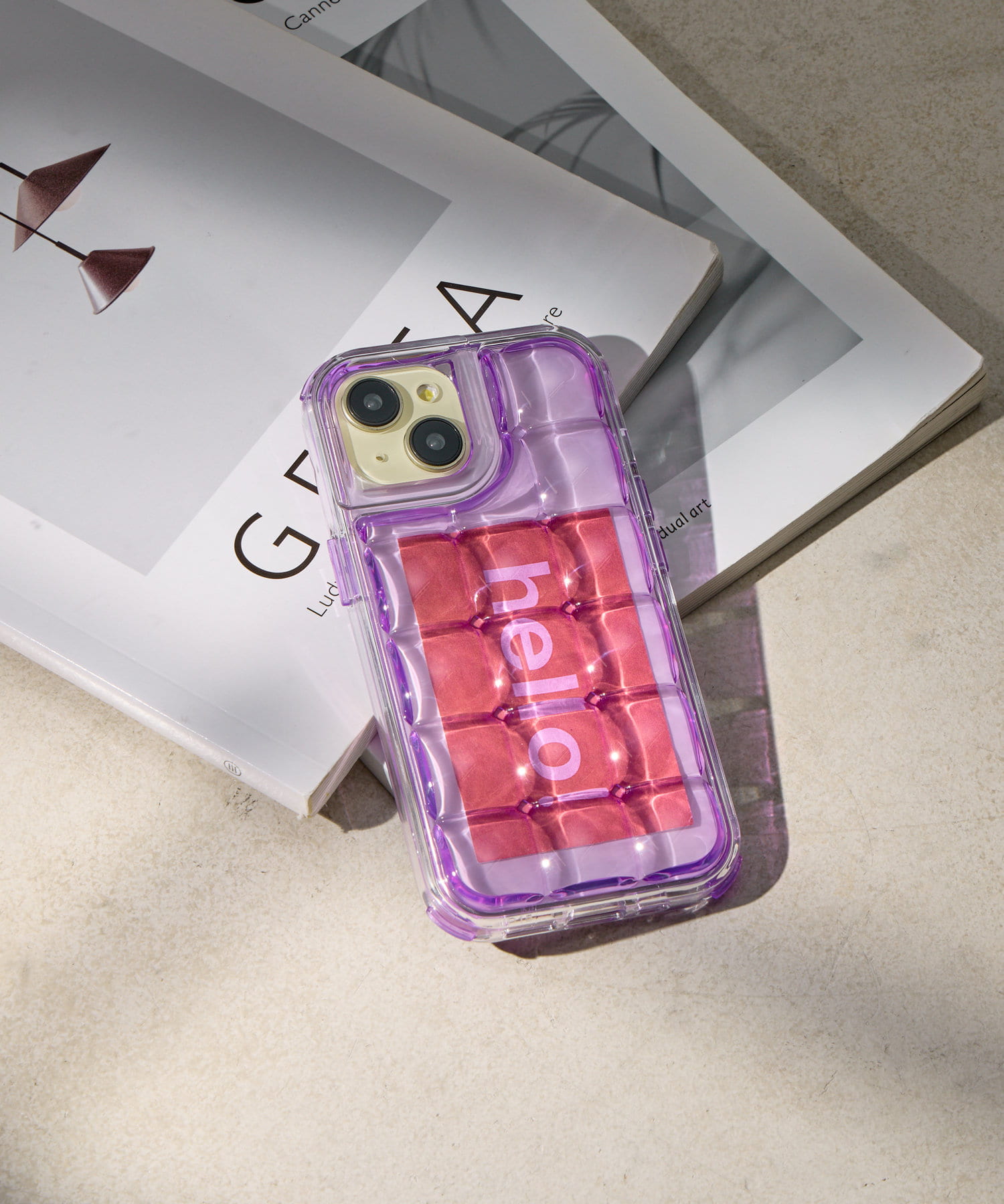 Lattice(ラティス) ぷっくりスマホケース(iPhone15)