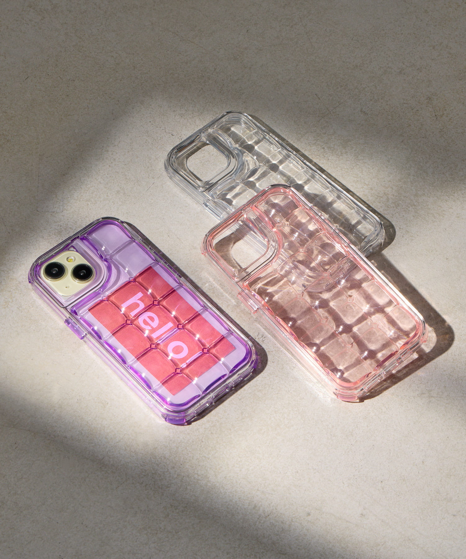 Lattice(ラティス) ぷっくりスマホケース(iPhone15)