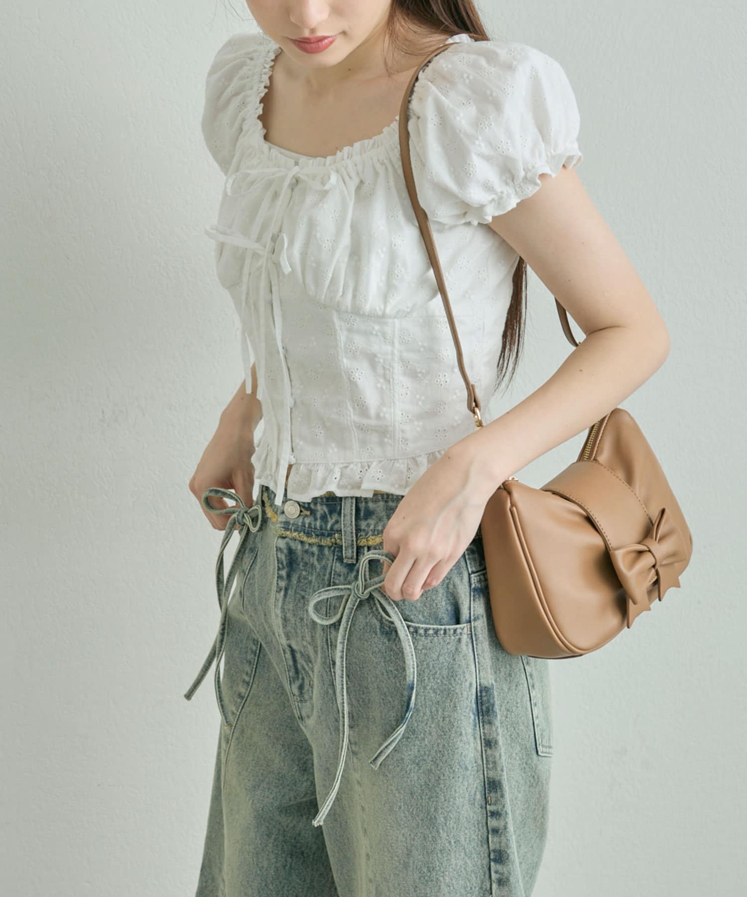 Cherry Collection】ダブルリボンブラウス | OLIVE des OLIVE Cherry Collection】ダブルリボンブラウス | OLIVE des OLIVE