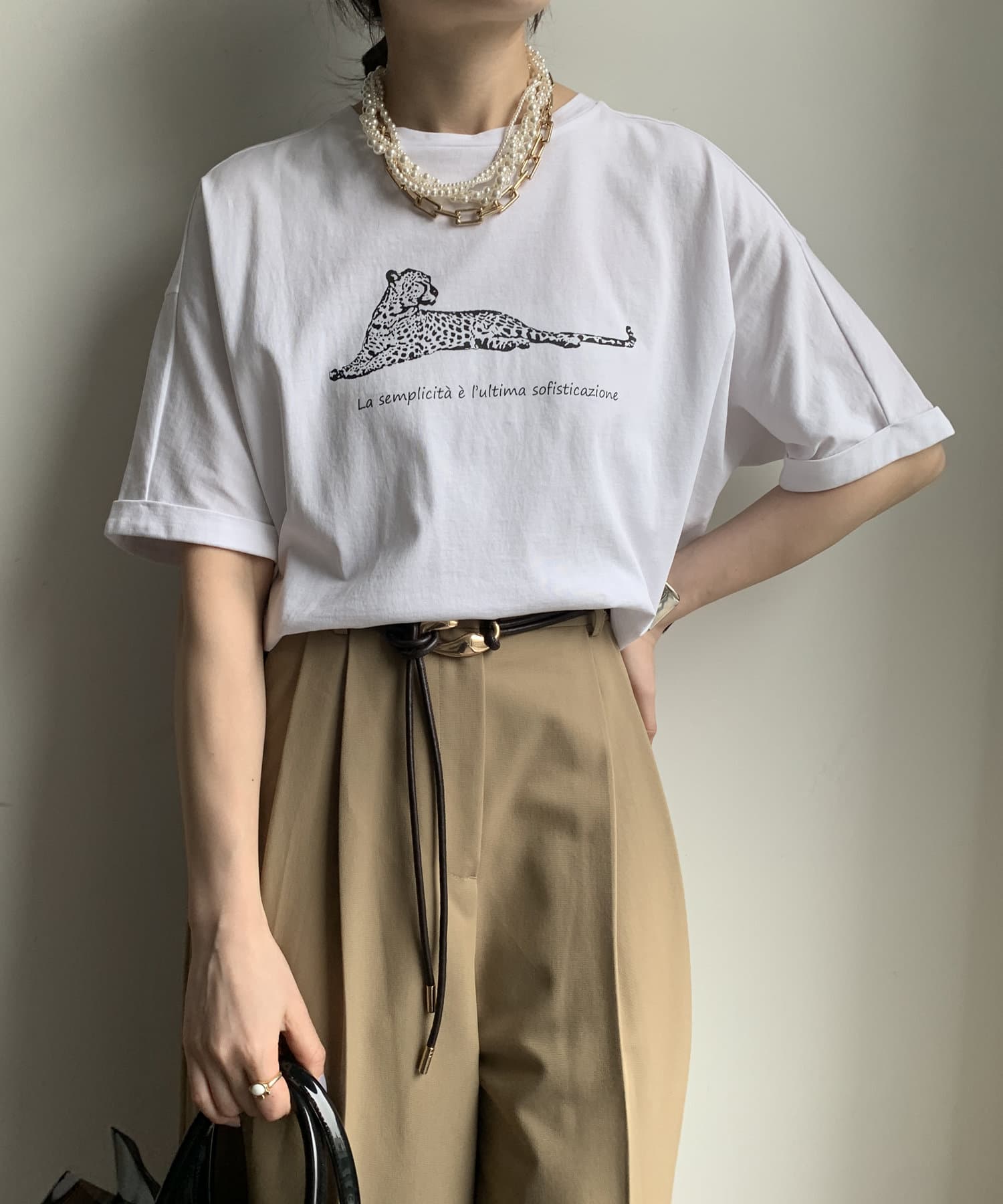 売れ筋新商品 WEB限定】ジャガープリントTEE | DOUDOU(ドゥドゥ)レディース トップス