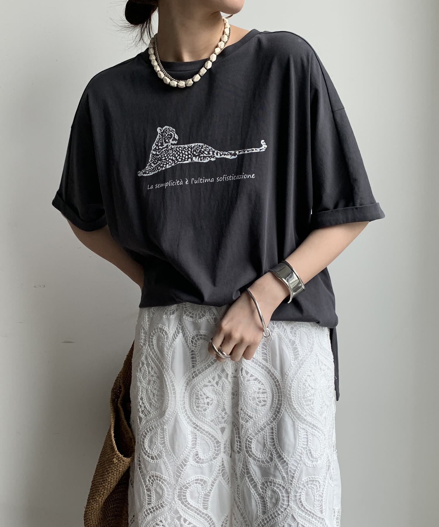 DOUDOU(ドゥドゥ) 【WEB限定】ジャガープリントTEE