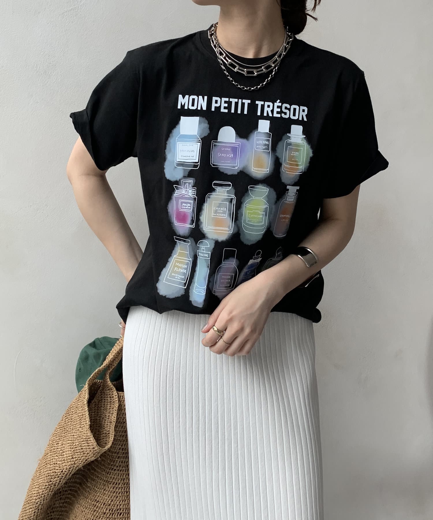 DOUDOU(ドゥドゥ) 【WEB限定】パフュームロゴプリントTEE