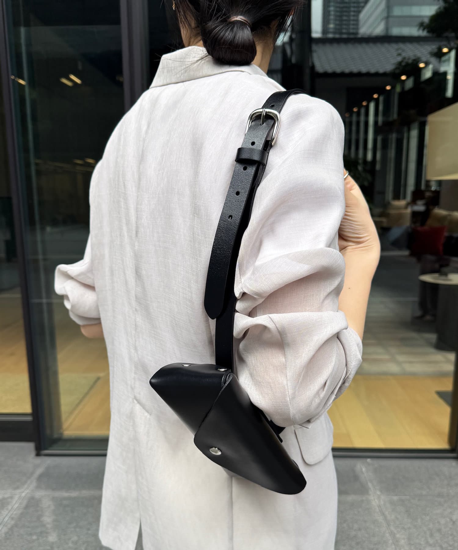 DOUDOU(ドゥドゥ) レザーベルトバッグ