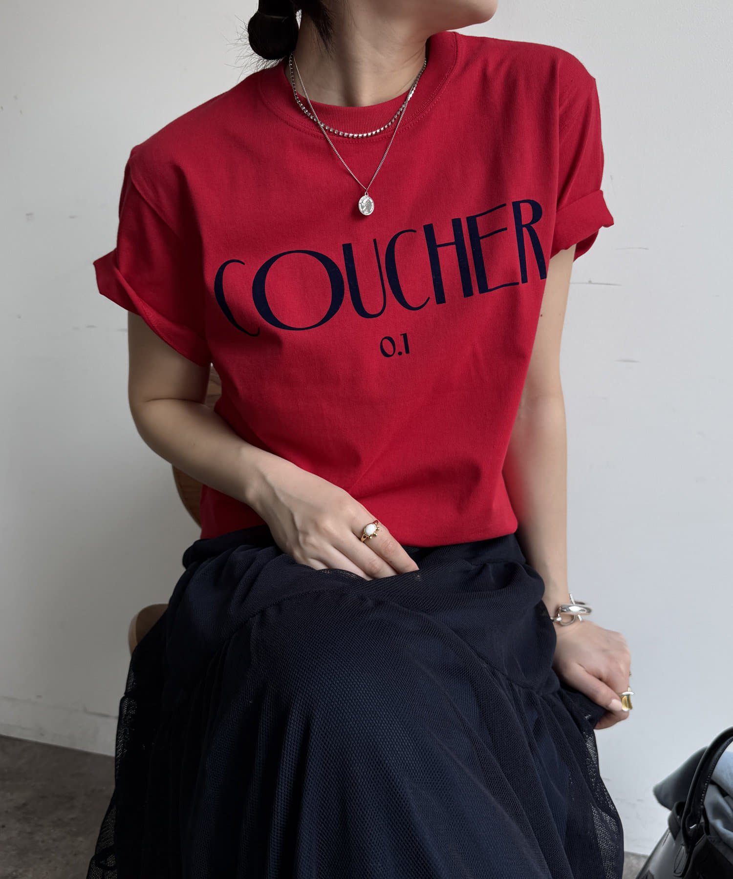 DouDou tシャツ 「WEB限定」ジャガープリントTEE レディース